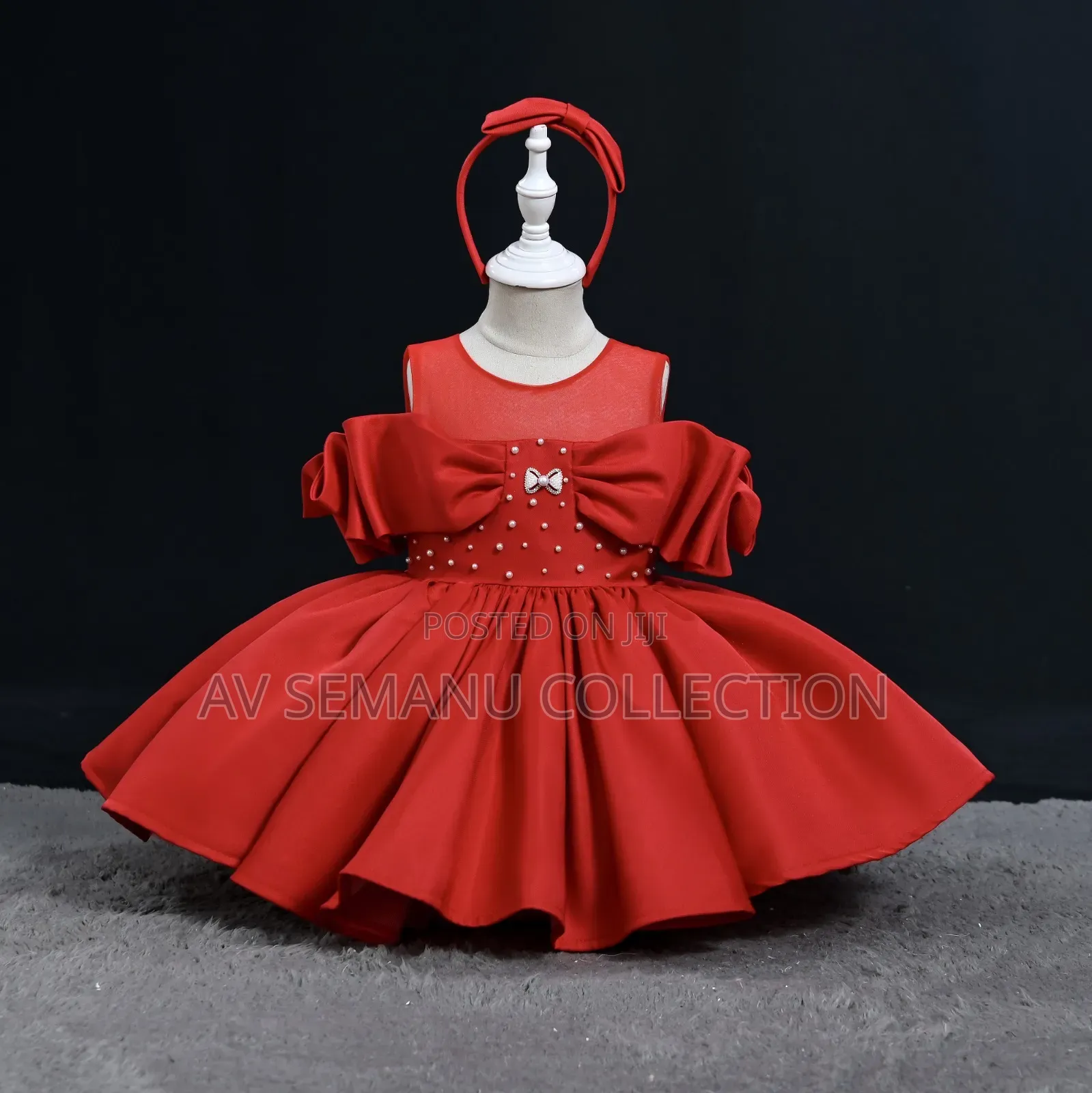 Girls Red Dress