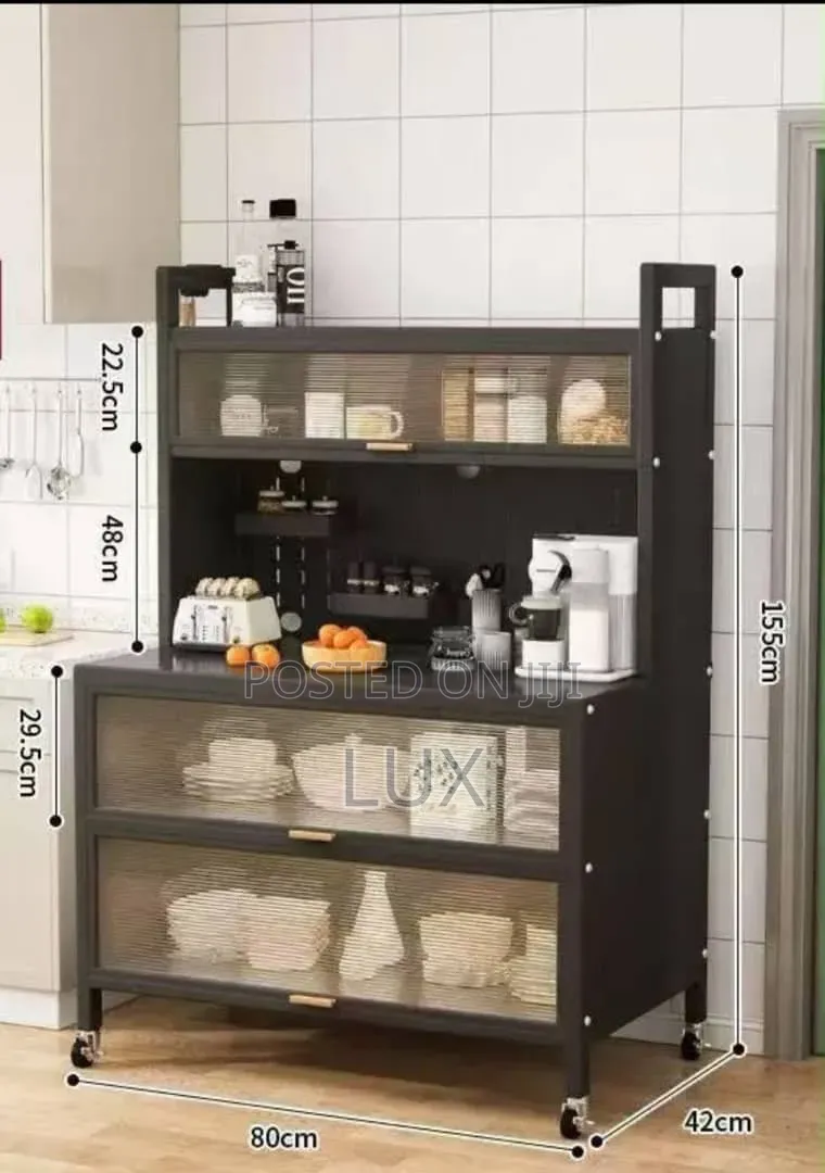 Multipurpose Kitchen Storage Cabinet – Spacious, Durable Modern
