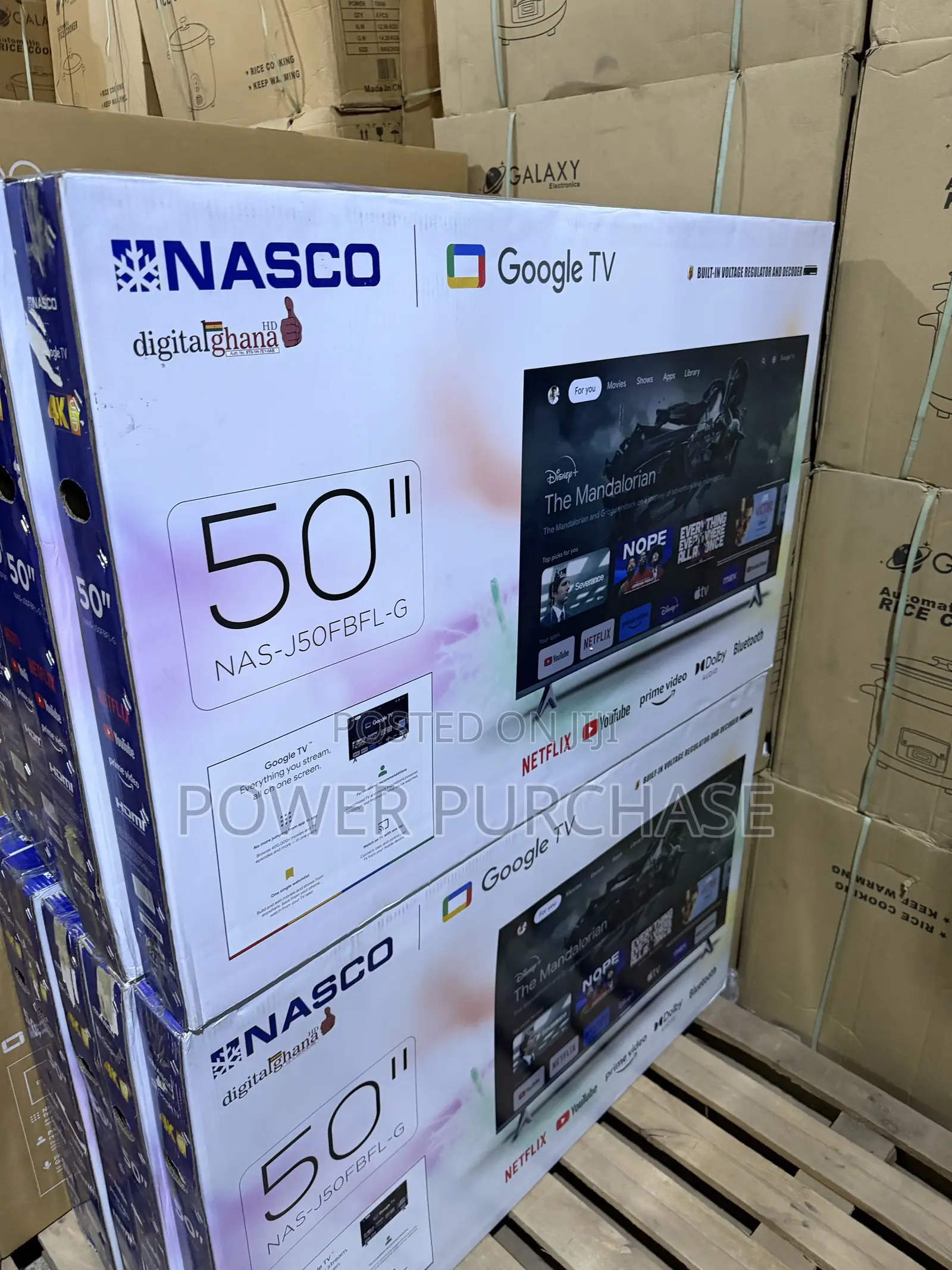 Newest 50 Inch’S Nasco Led Television