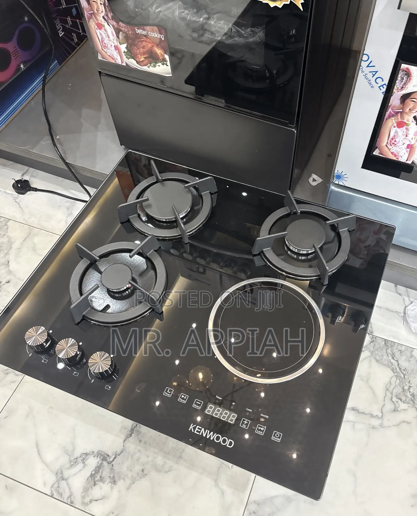 Designed for Efficiency Kenwood 60cm 3 Gas With 1 Electric Burner.