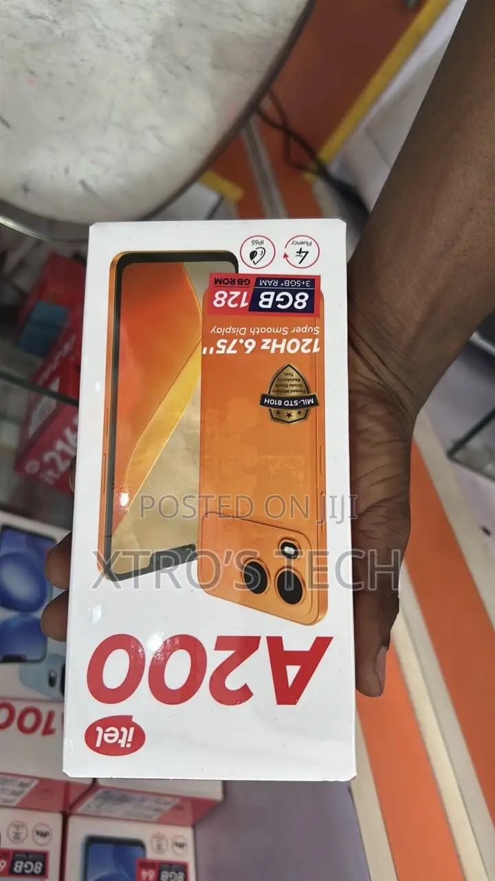 New Itel A200+ 128 GB Orange