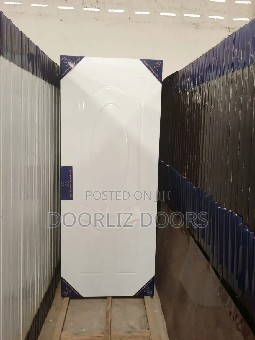 Wooden Steel Security Door With Accessories