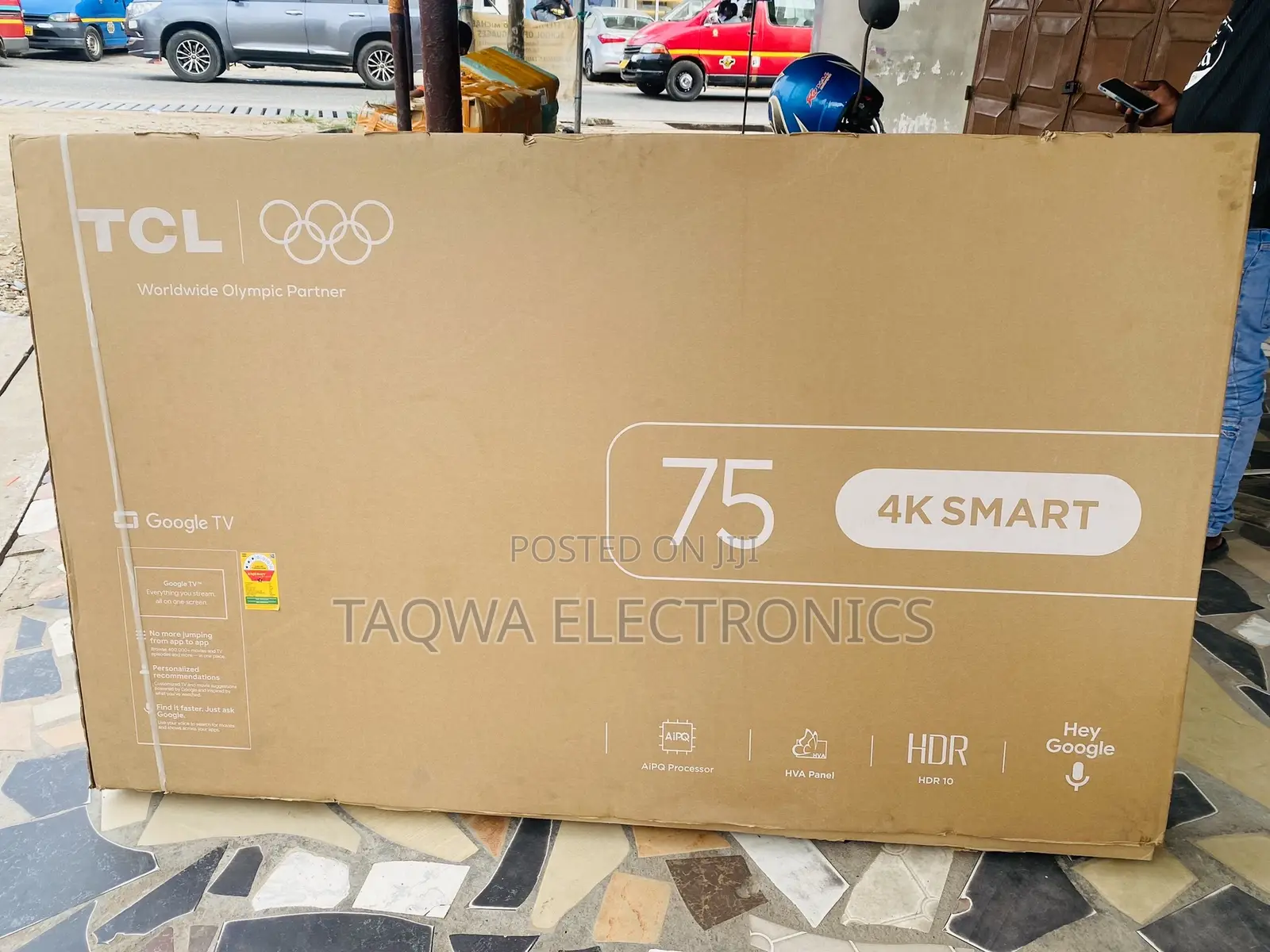 Real 75 Inches TCL Google Smart Tv