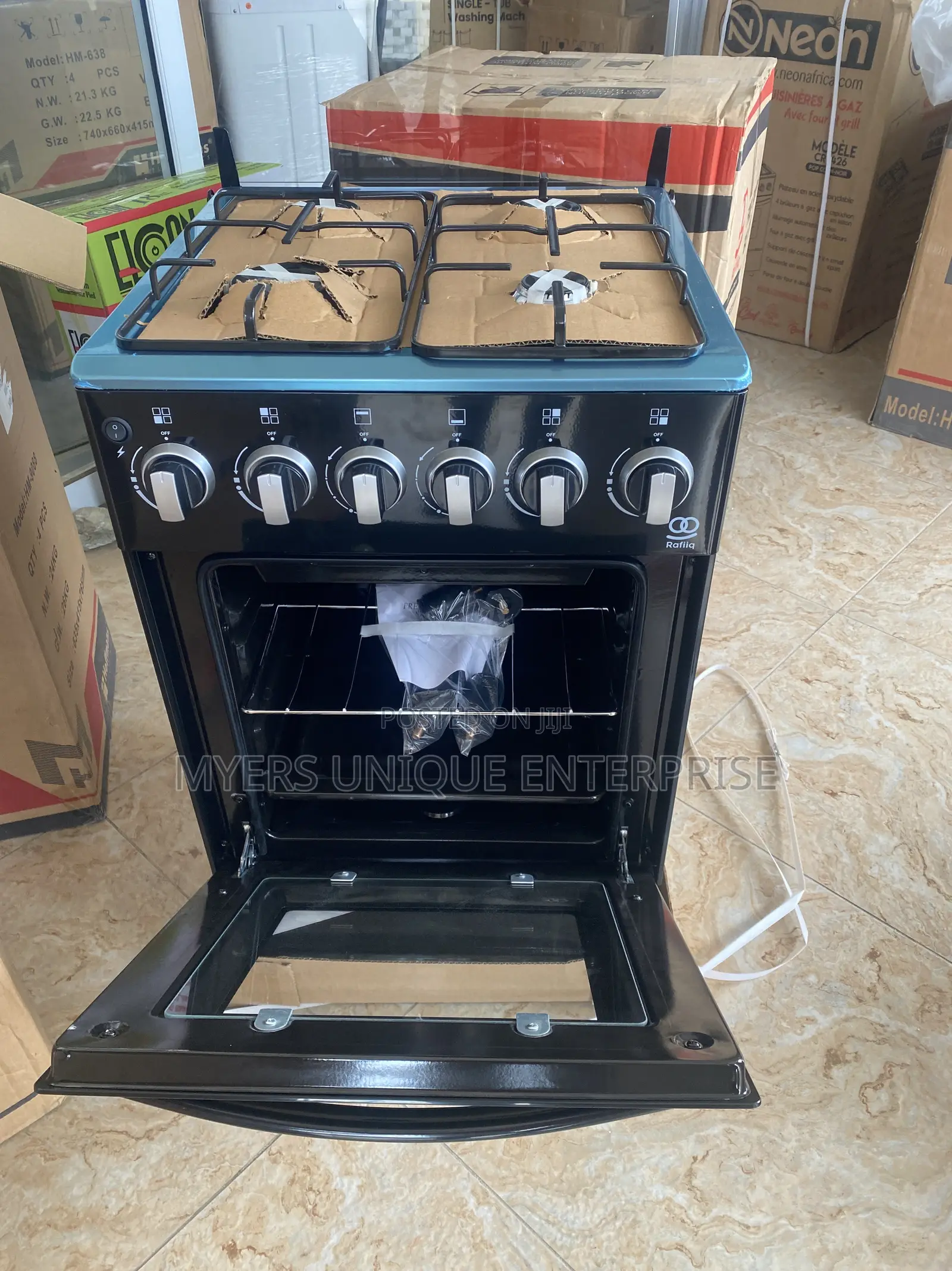 Recommended Auto Ignition Rafiq Gas Stove With Oven Grill