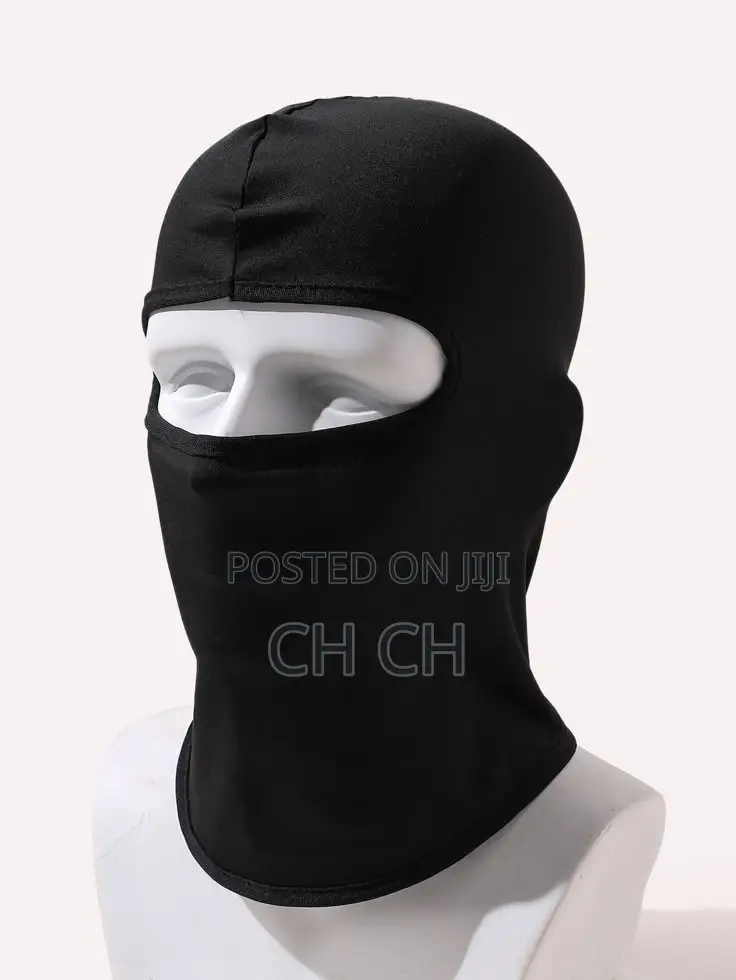 New Black Stretchy Balaclava Ski Mask