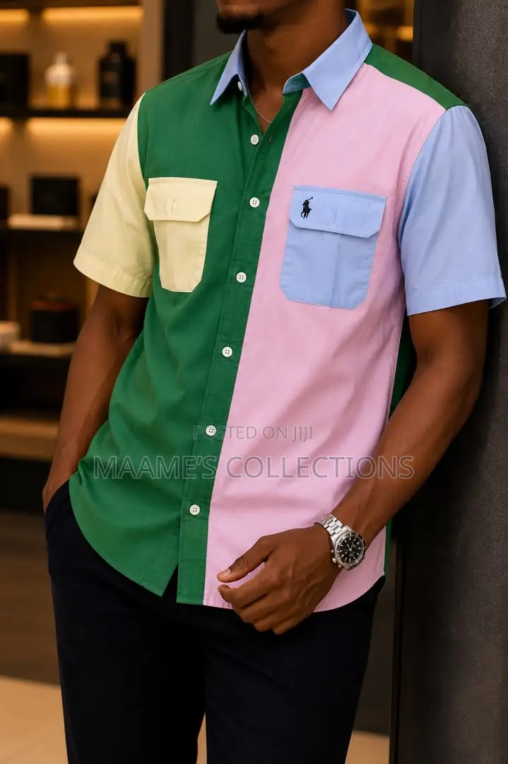Polo Ralph Lauren Men’S Color- Block Short Sleeve Shirts