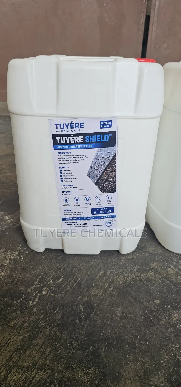 Tuyére Shield Acrylic Concrete Sealer 20l