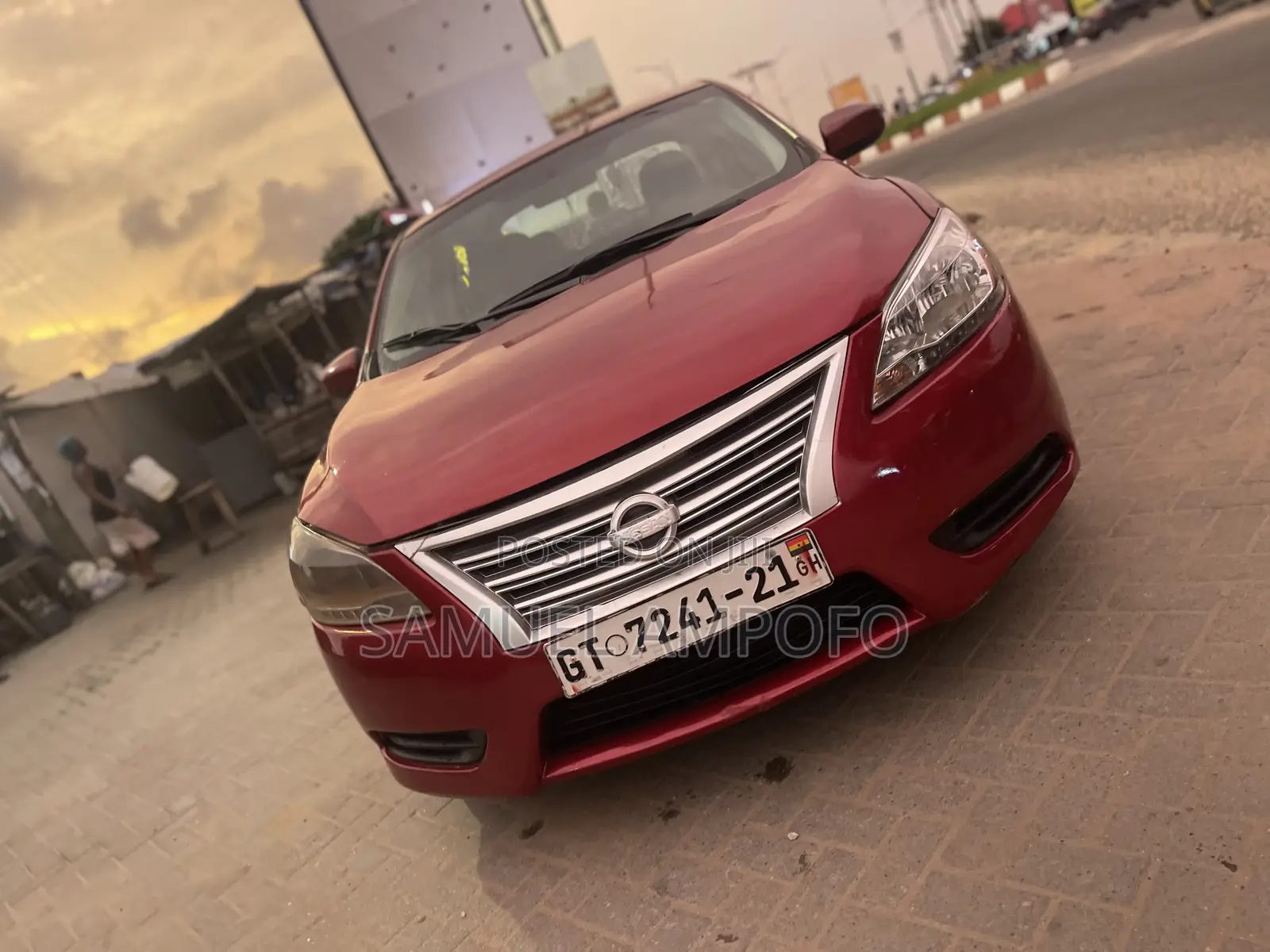 Nissan Sentra SL 4dr Sedan (1.8L 4cyl CVT) 2014 Red