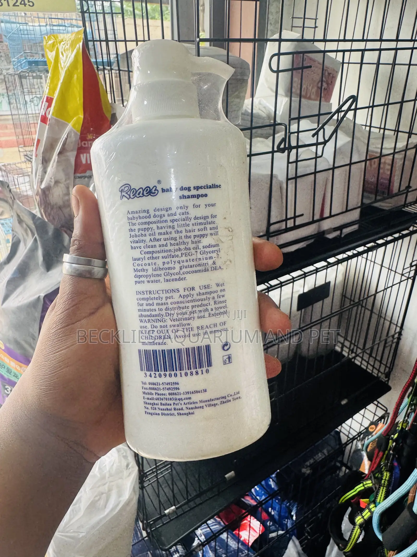 Race Whiting Shampoo for Dogs N Cats