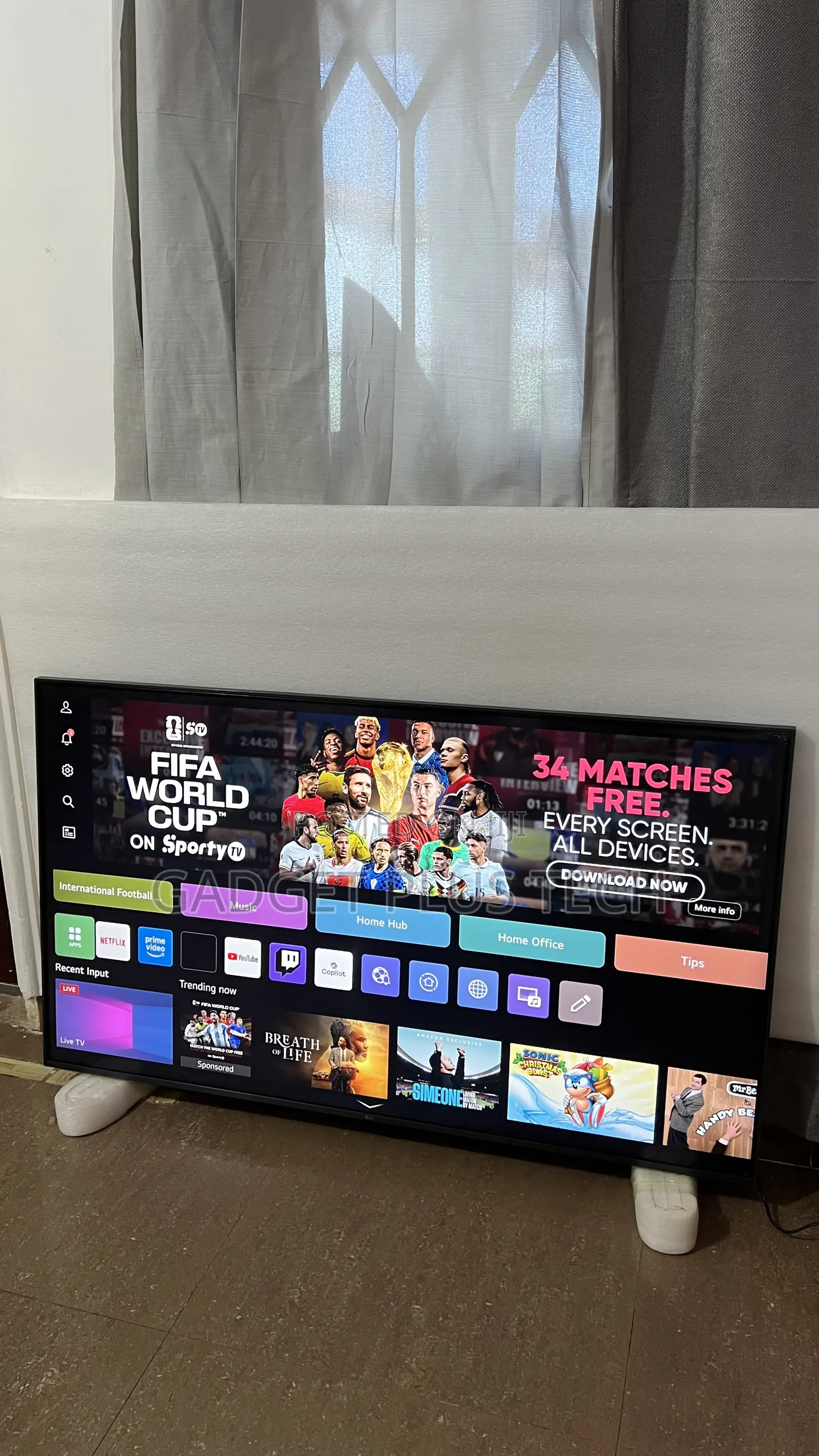 Home Used 2024 55” Lg Thinq Ai Smart Tv