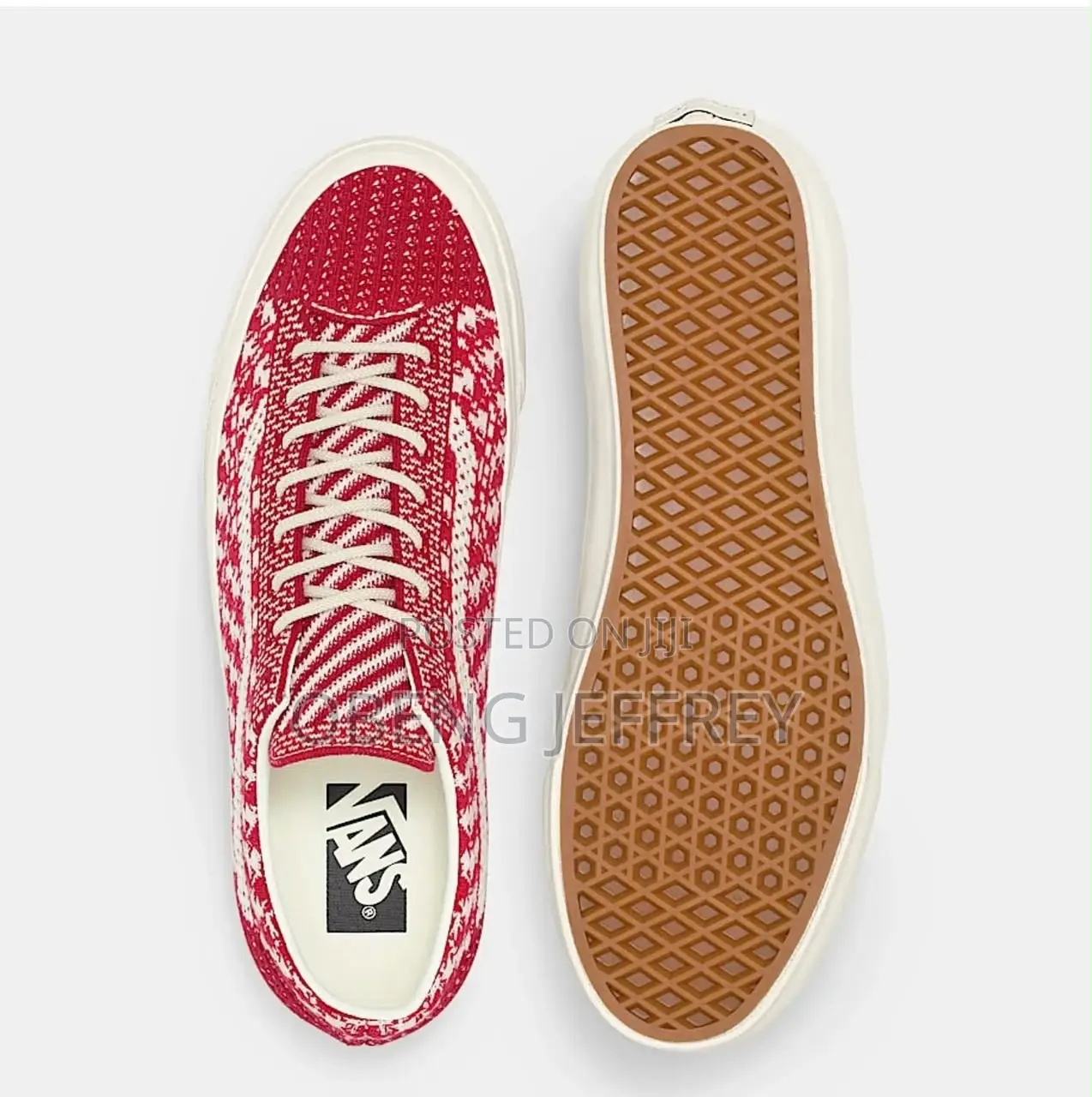 Original Vans Old Skool 36 Premium Red/White