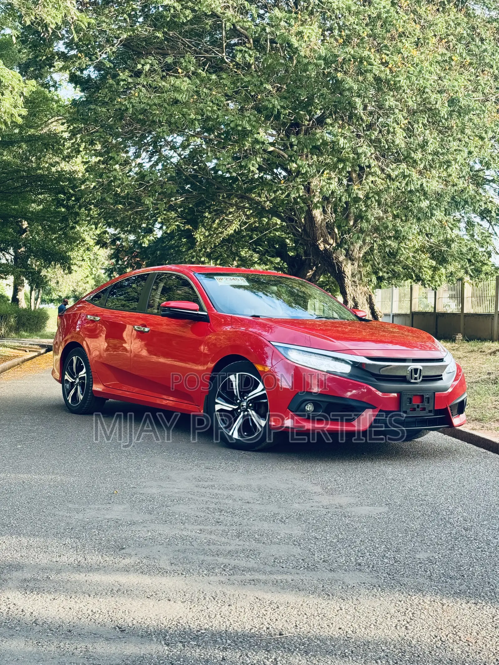 Honda Civic Touring Sedan 2018 Red