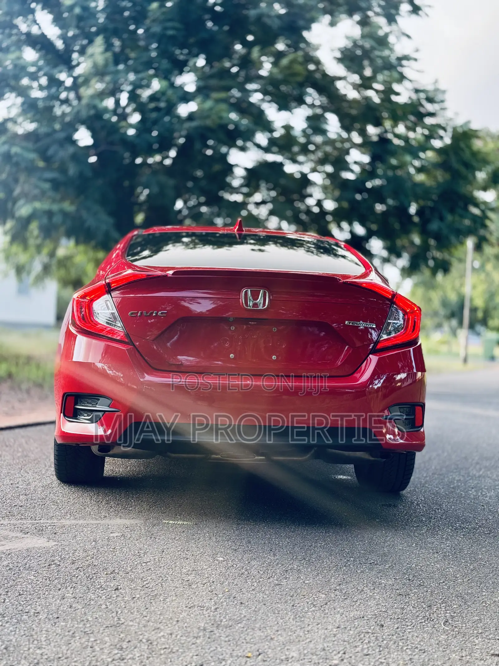 Honda Civic Touring Sedan 2018 Red