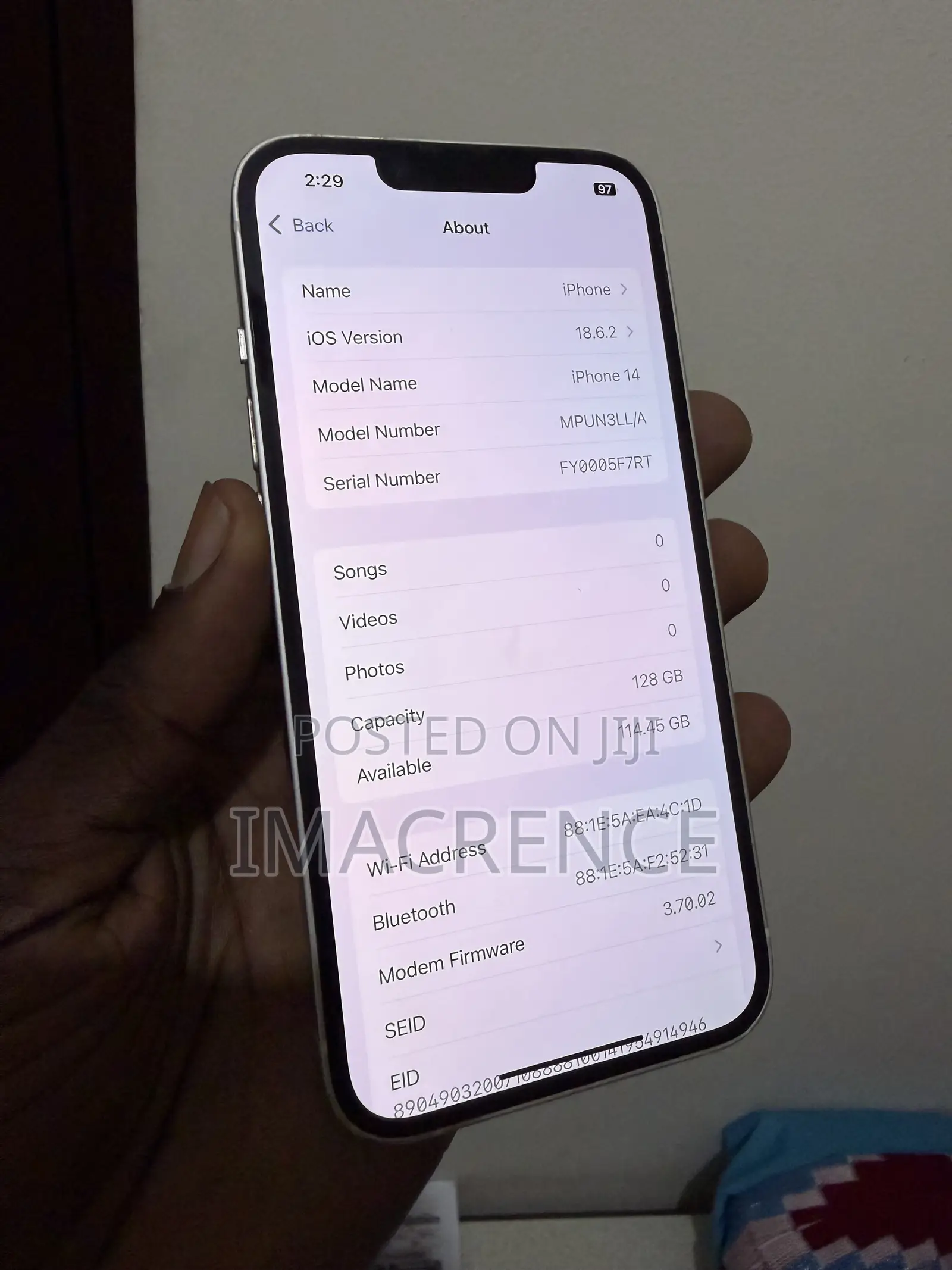 Apple iPhone 14 128 GB White