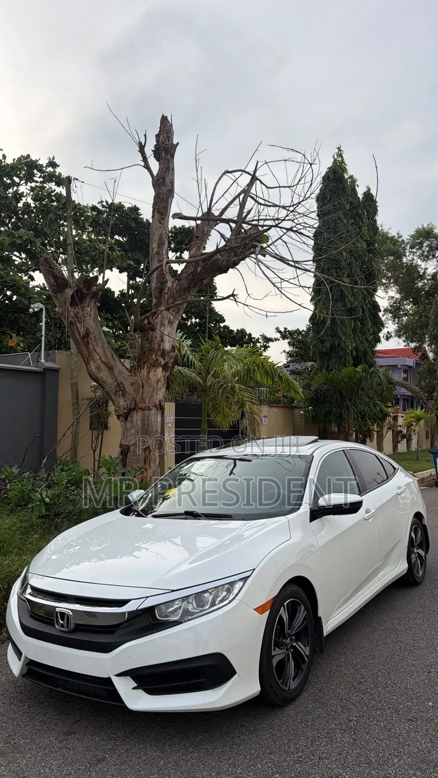 Honda Civic EX 4dr Sedan (1.5L 4cyl) 2016 White