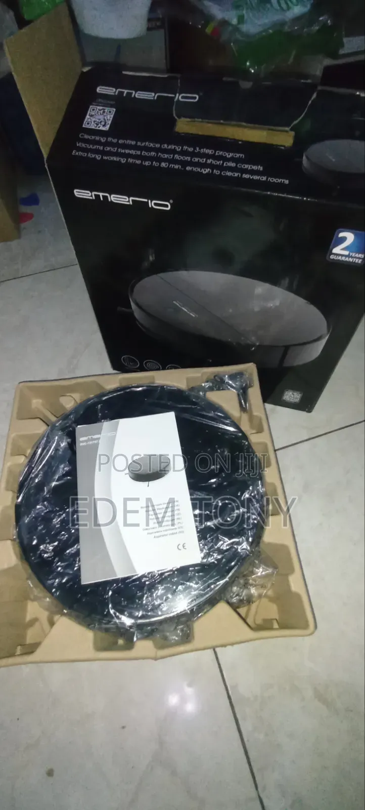 Emerio RVC-131757 Wireless Robotic Vacuum Cleaner.(Large Size)