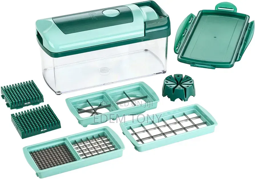 Genius Nicer Dicer Fusion Is a 16-Piece Set.