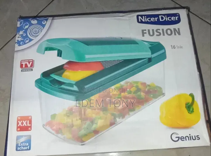 Genius Nicer Dicer Fusion Is a 16-Piece Set.