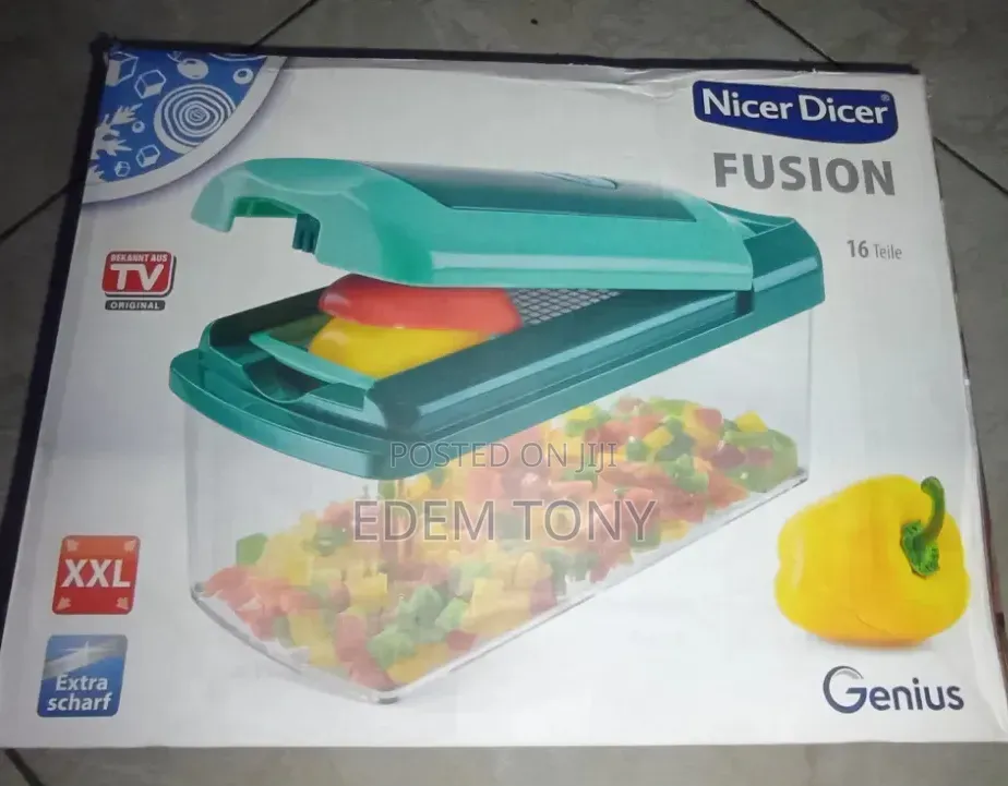 Genius Nicer Dicer Fusion Is a 16-Piece Set.
