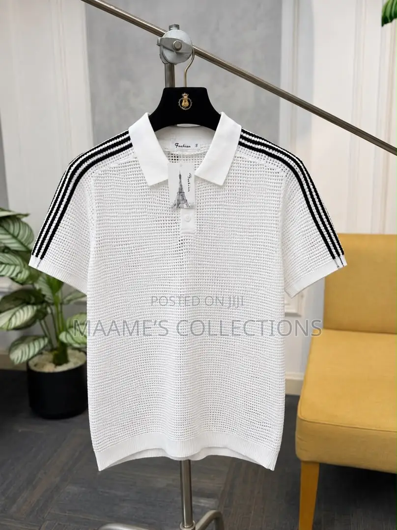 Solid Men’S Buttons Short Sleeve Shirt