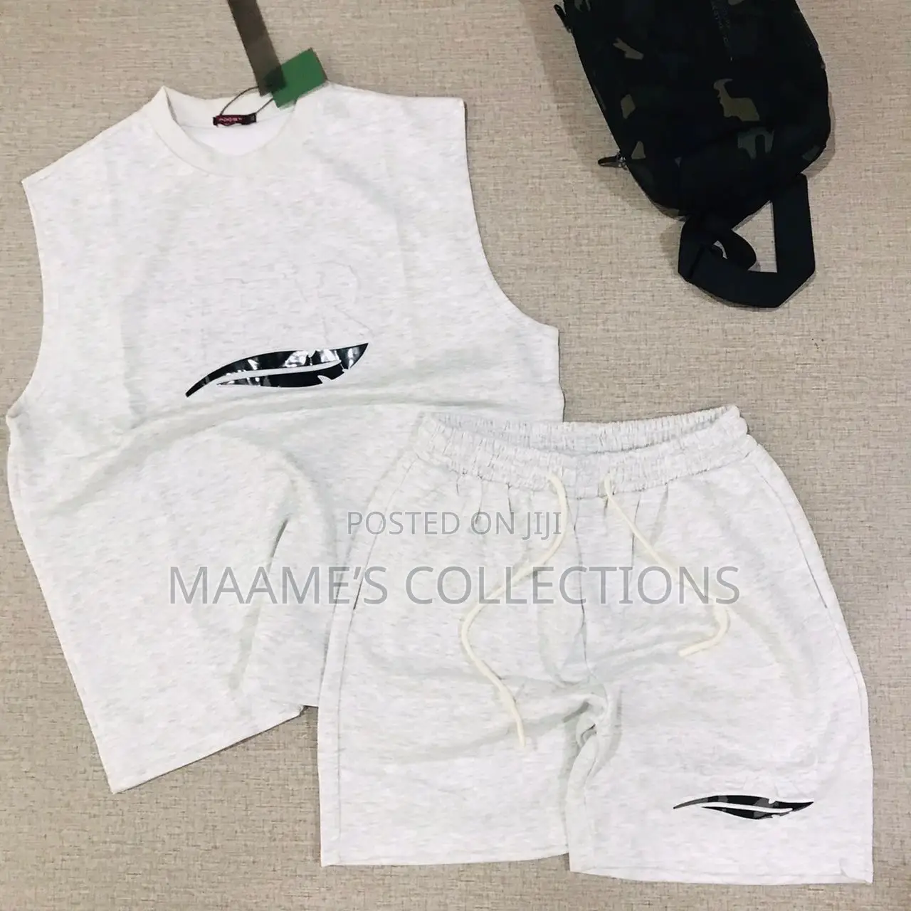Men's Sleeveless Tank Top and Shorts 2pcs Set