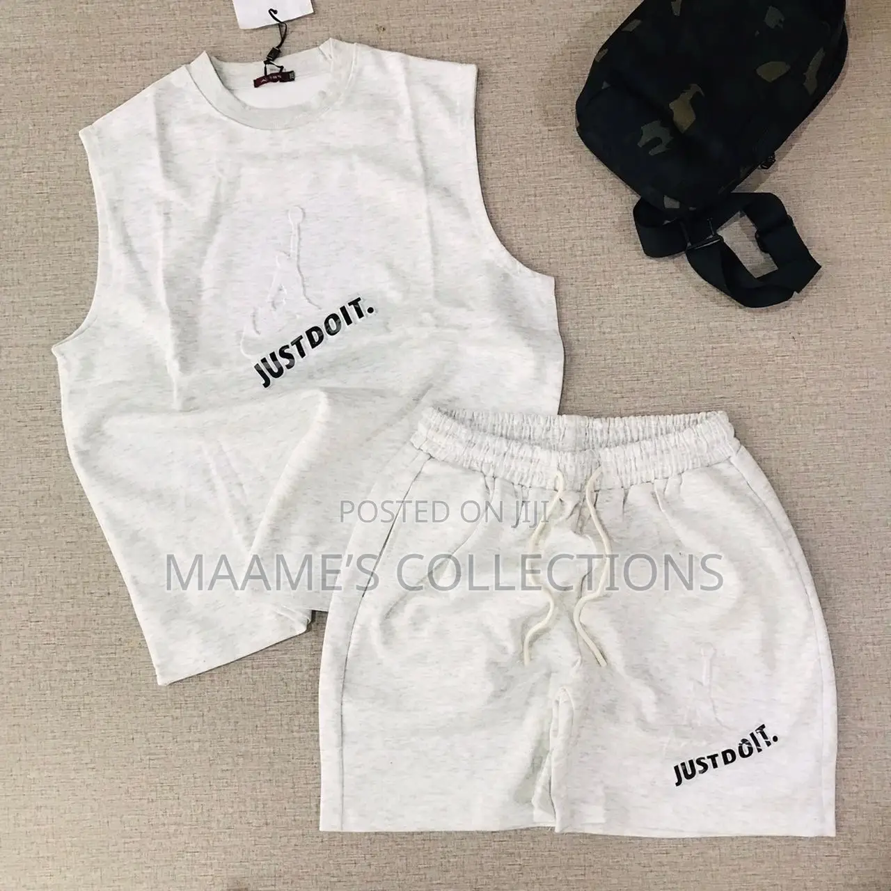 Men's Sleeveless Tank Top and Shorts 2pcs Set