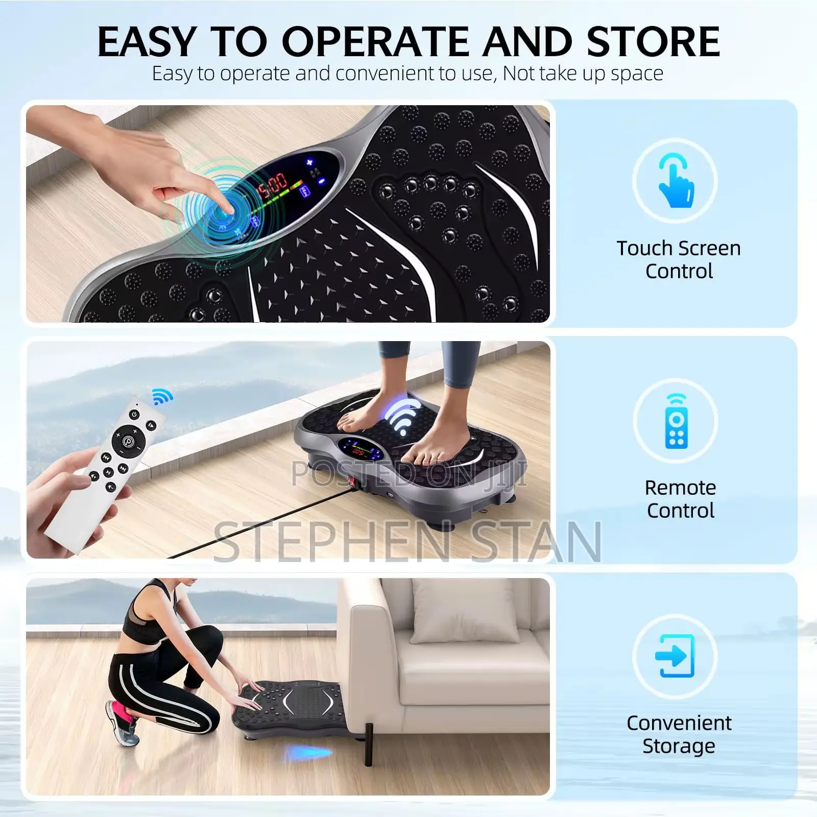 Premium Vibration Plate Exercise Machine | Weight Lose Full Body Fit