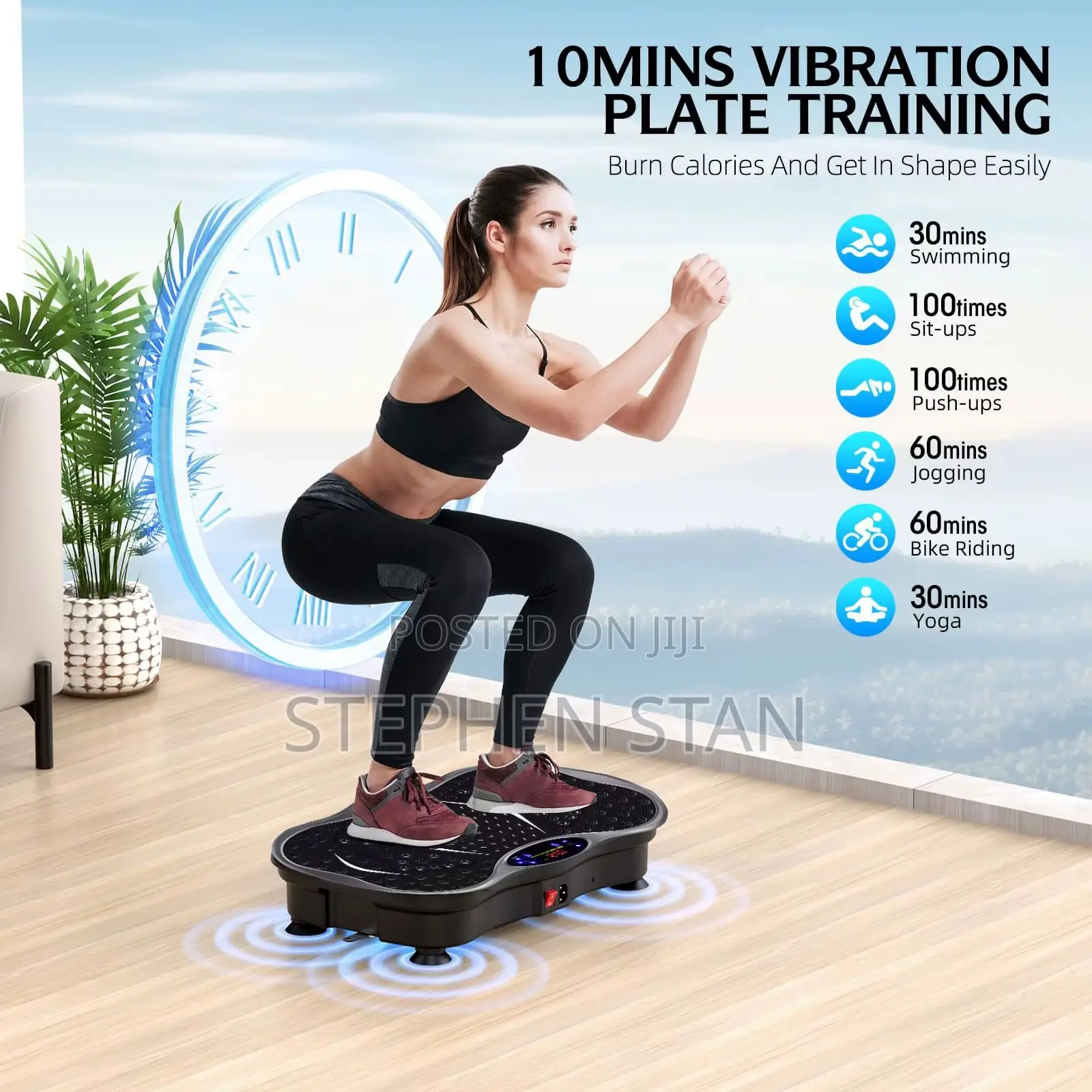 Premium Vibration Plate Exercise Machine | Weight Lose Full Body Fit