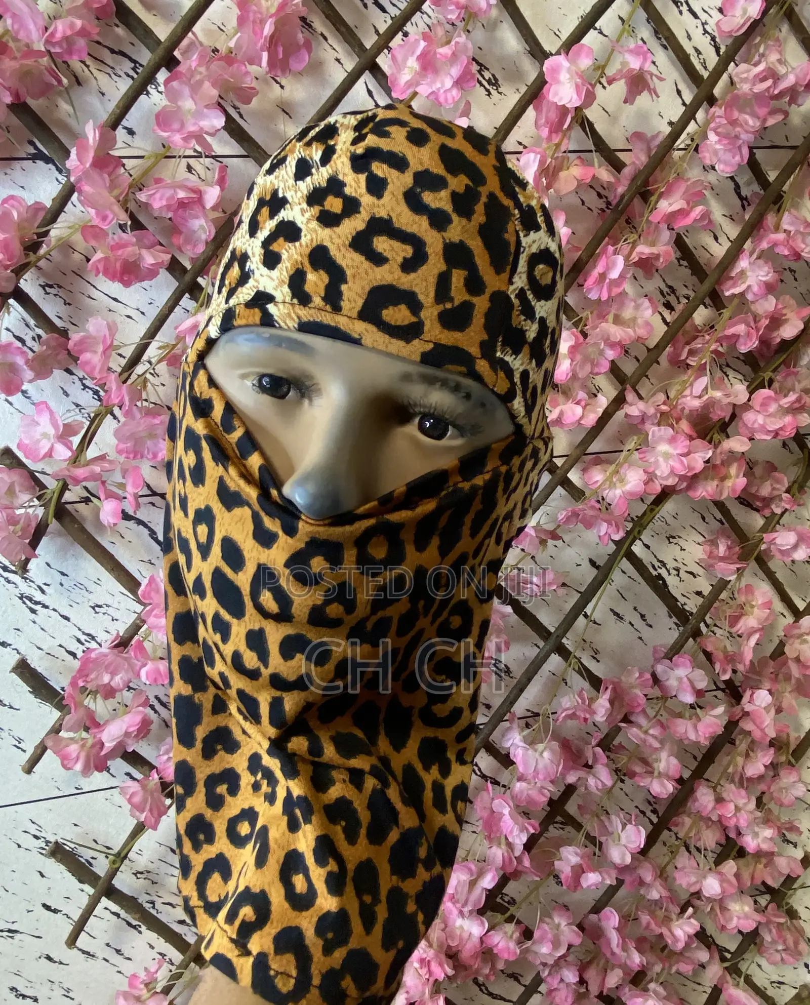 New Stretchy Light Weight Leopard Print Ski Mask Balaclava
