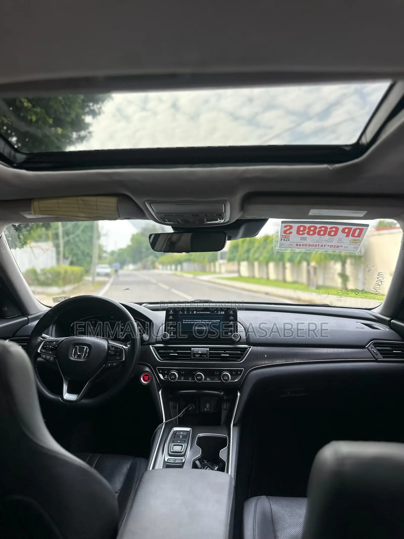 Honda Accord Touring 2.0T 2020 White