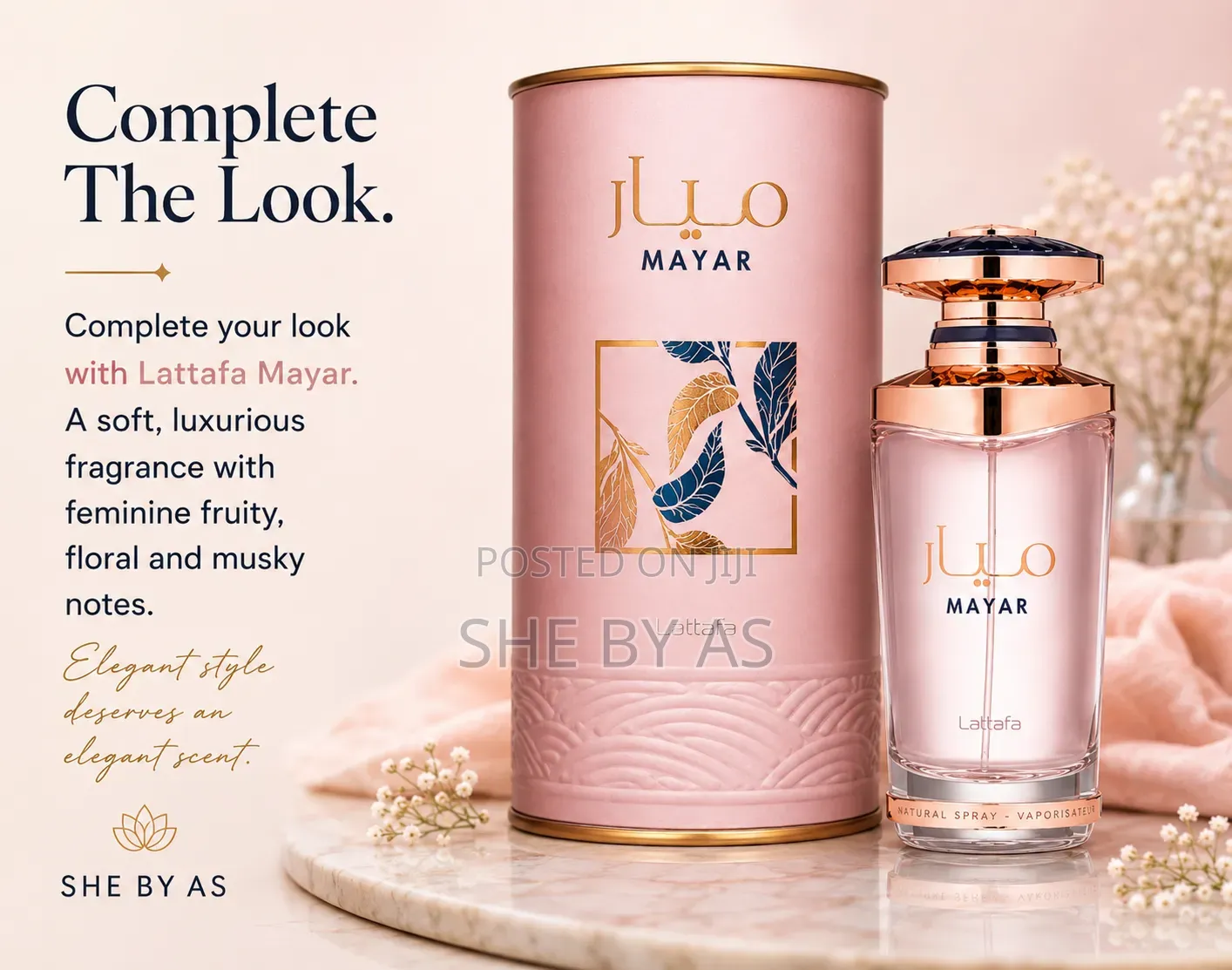 Lattafa Mayar – Luxurious Fruity, Floral Musky Signature Scent 100ml