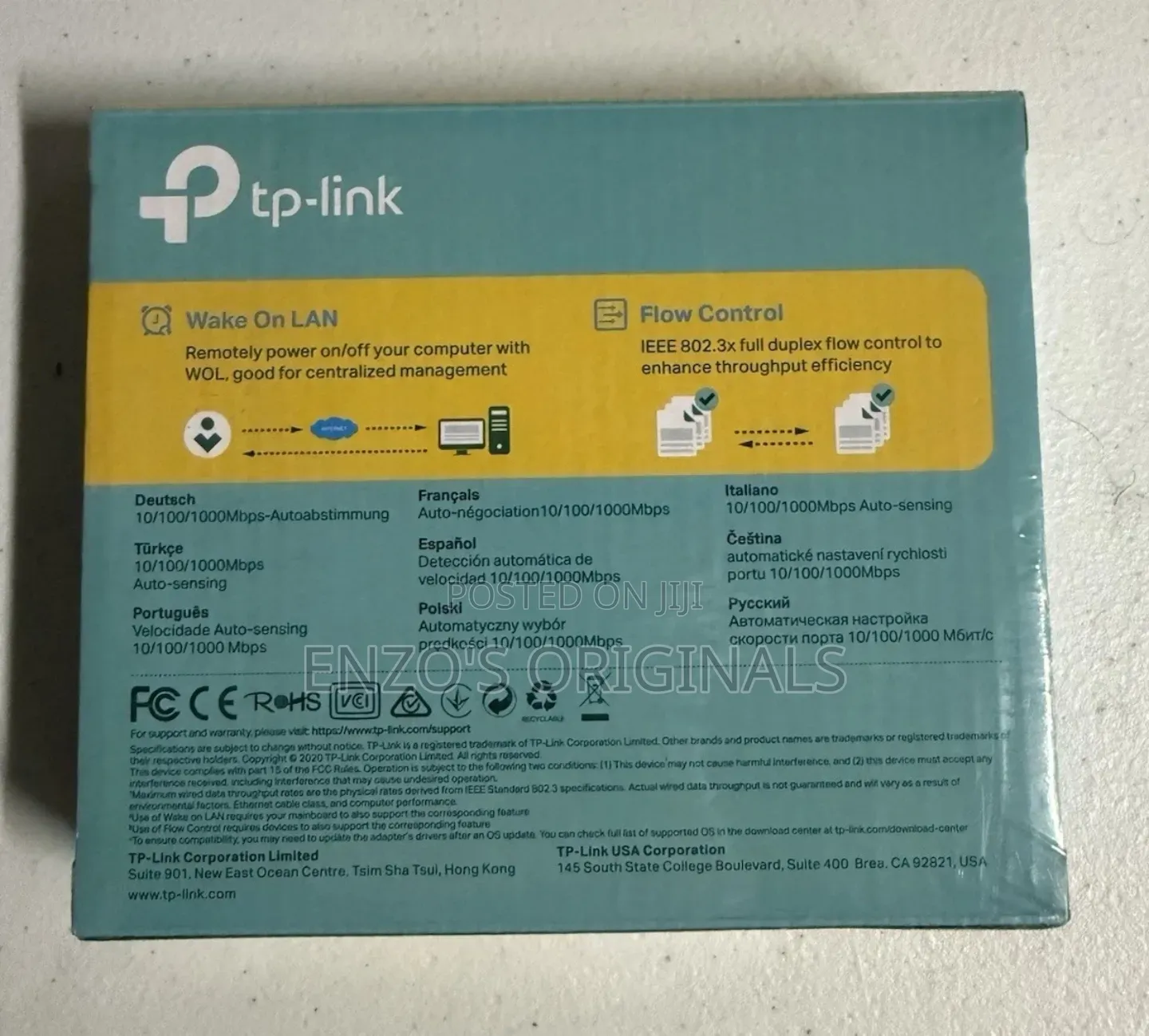 Gigabit Pci Express Network Adapter Original Tplink Lan Card