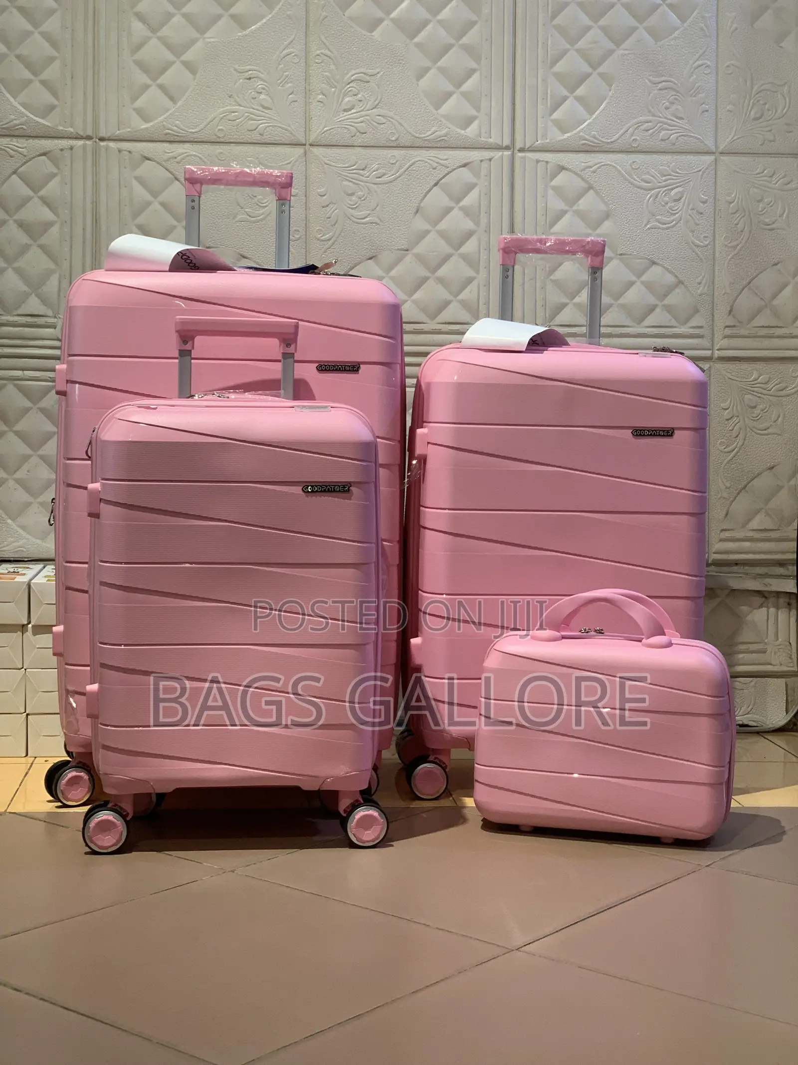 Pink 4set Luggage