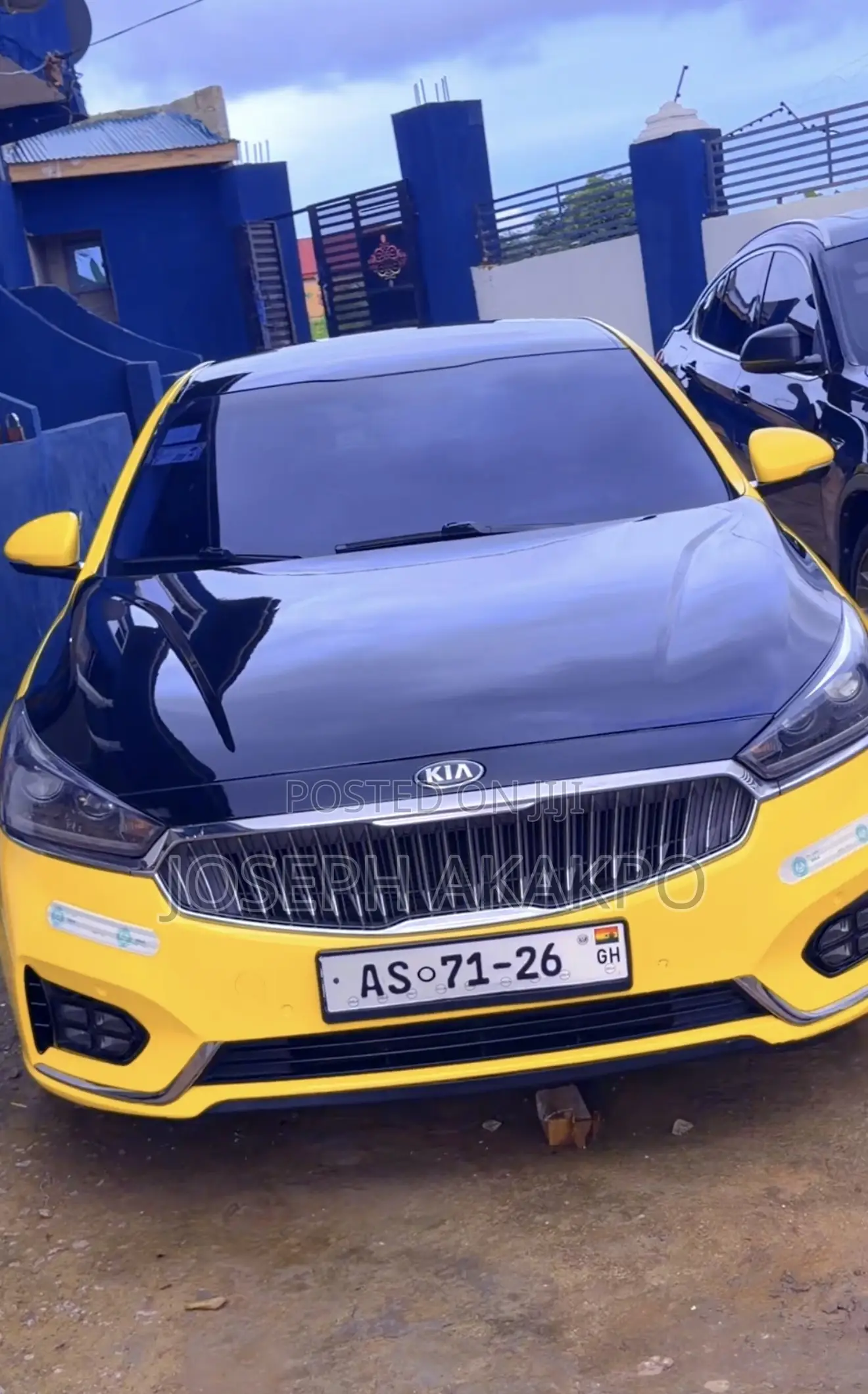 Kia Cadenza 2017 Yellow