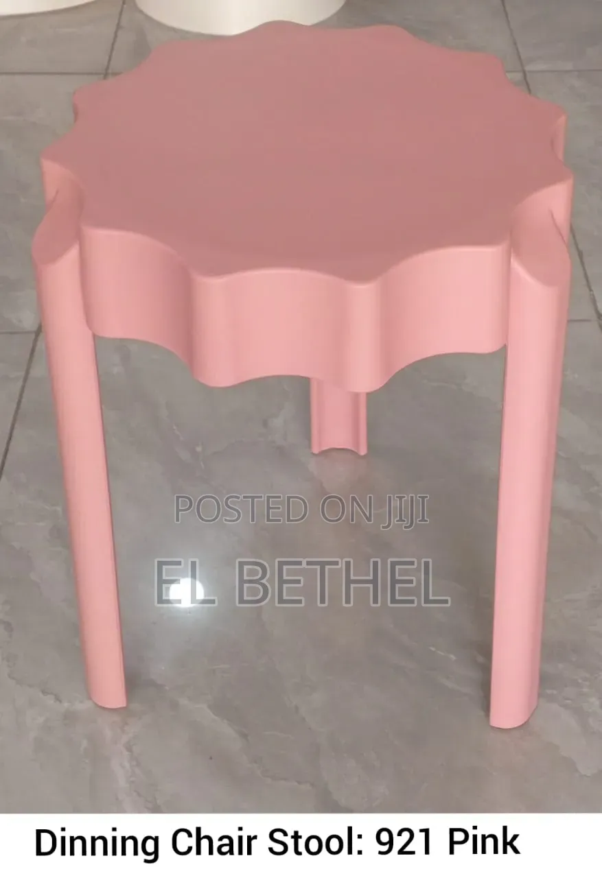 Dining Chair Stool Pink Color