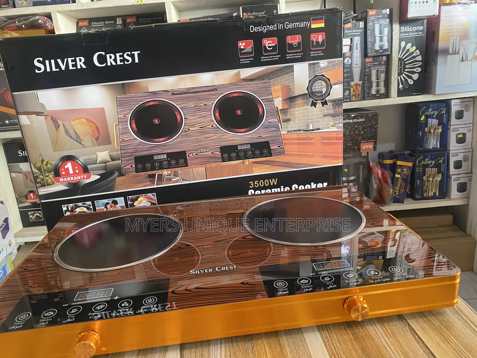 Silver Crest 2-Burner Electric Stove(No Gas Needed)