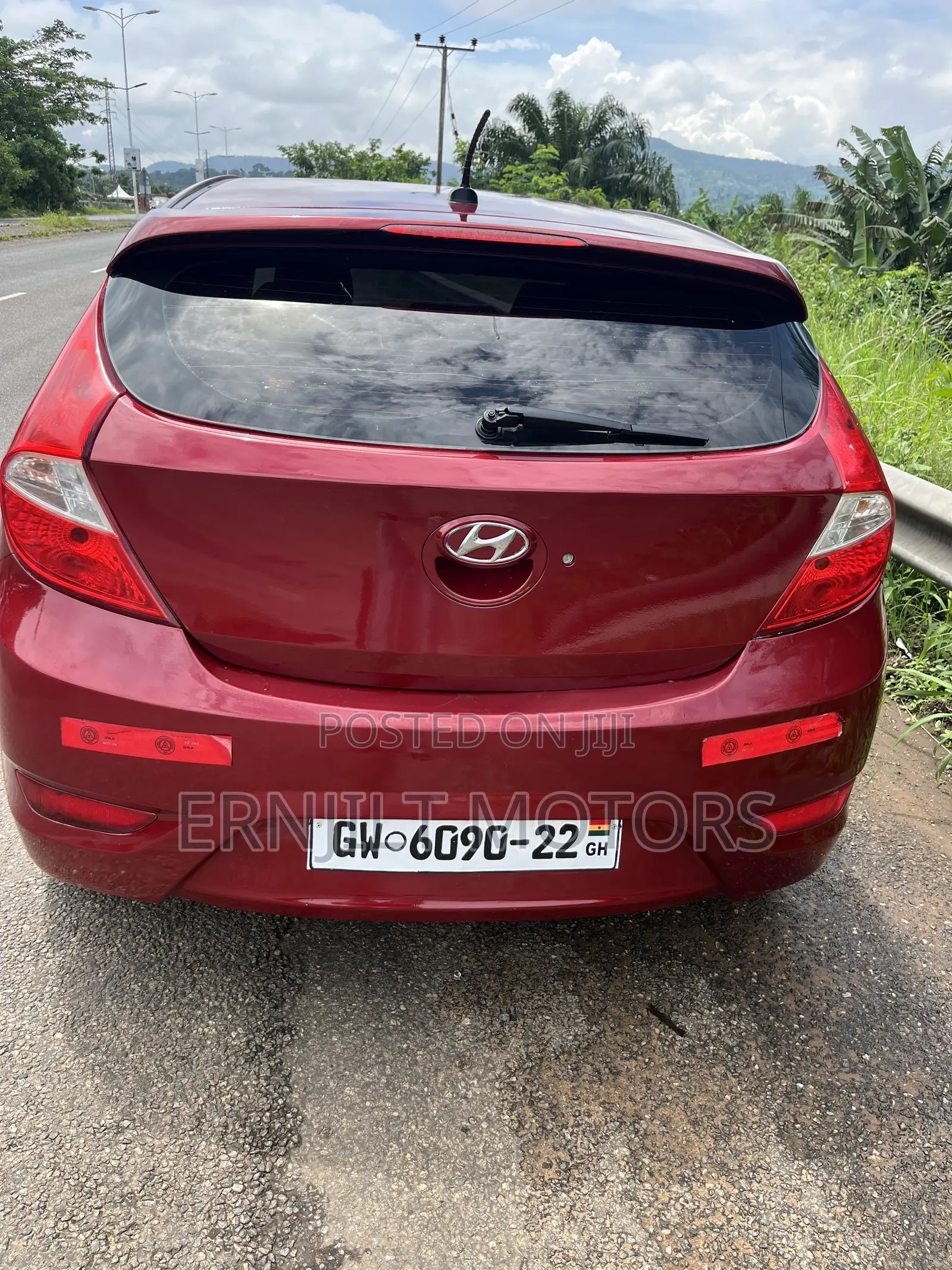 Hyundai Accent 2016 Red