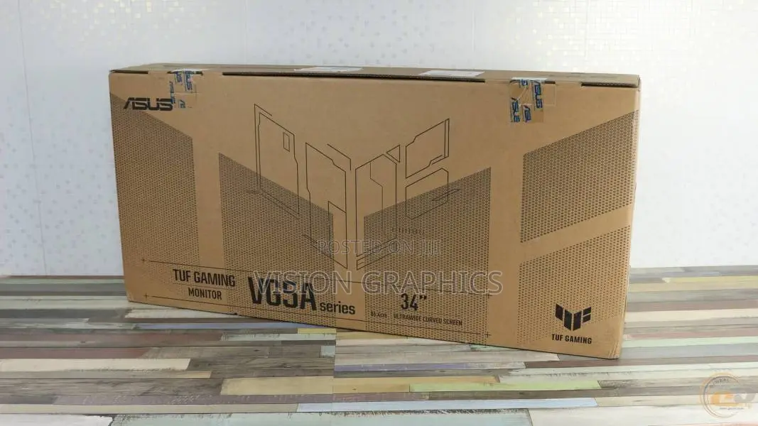 Asus Tuf Gaming Vg34wqml5a 34" 250hz Ultra Wide Curved Gaming Monitor