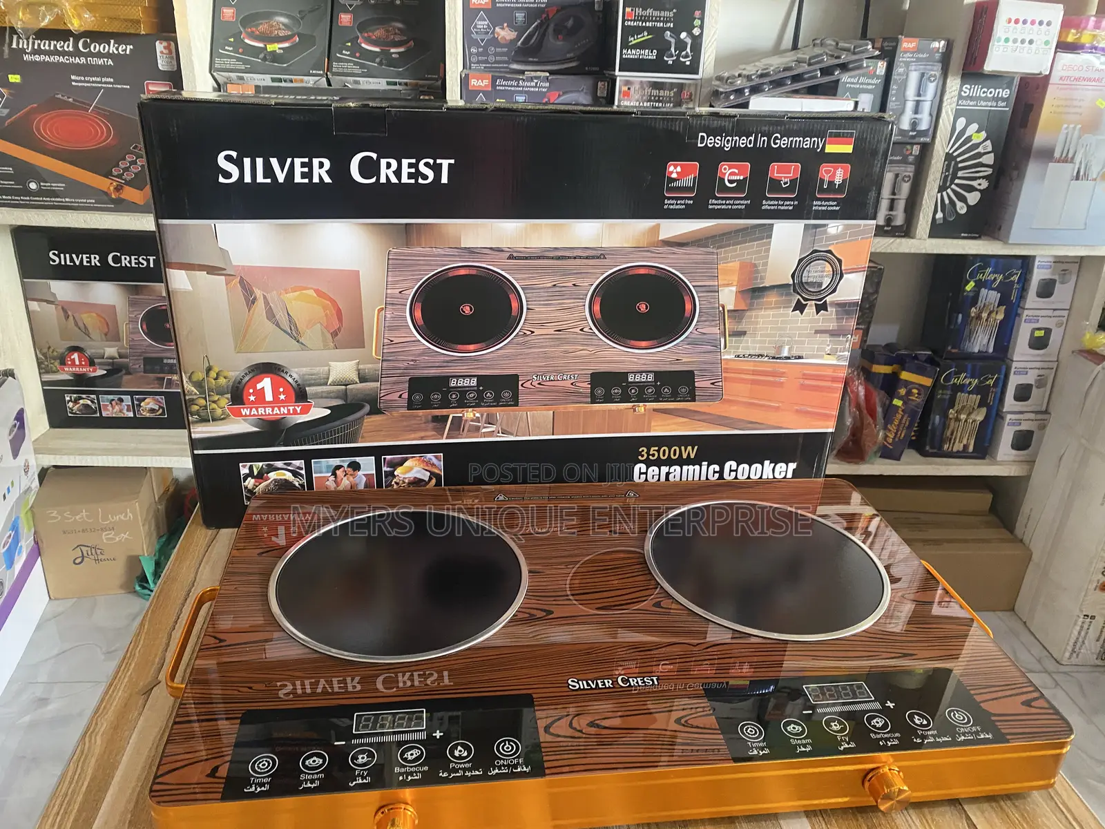 3500w Double Electric Infrared Stove(Ceramic Hot Plate)-Fast Cooking