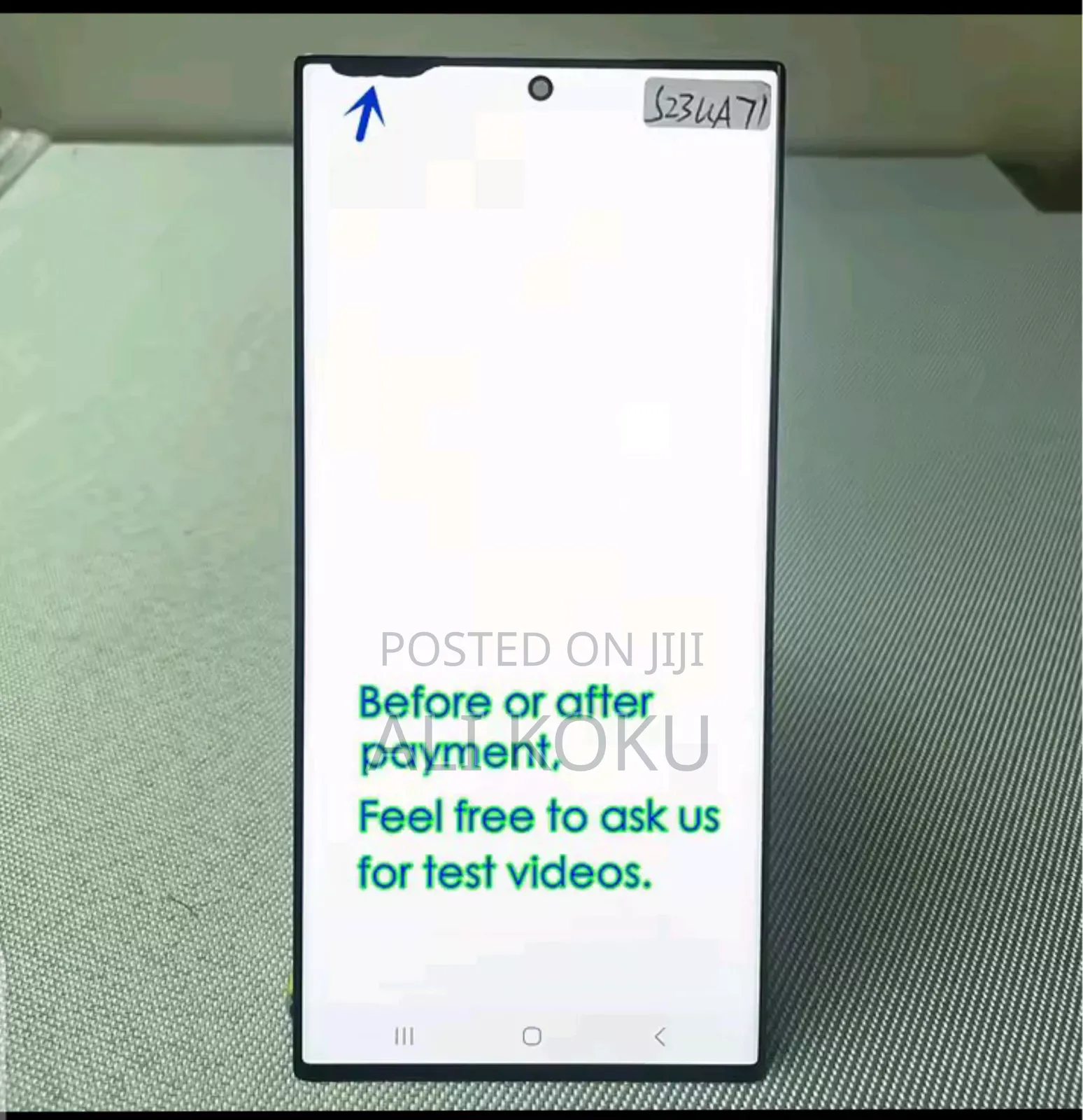 Samsung S23 Ultra Screen With Dot
