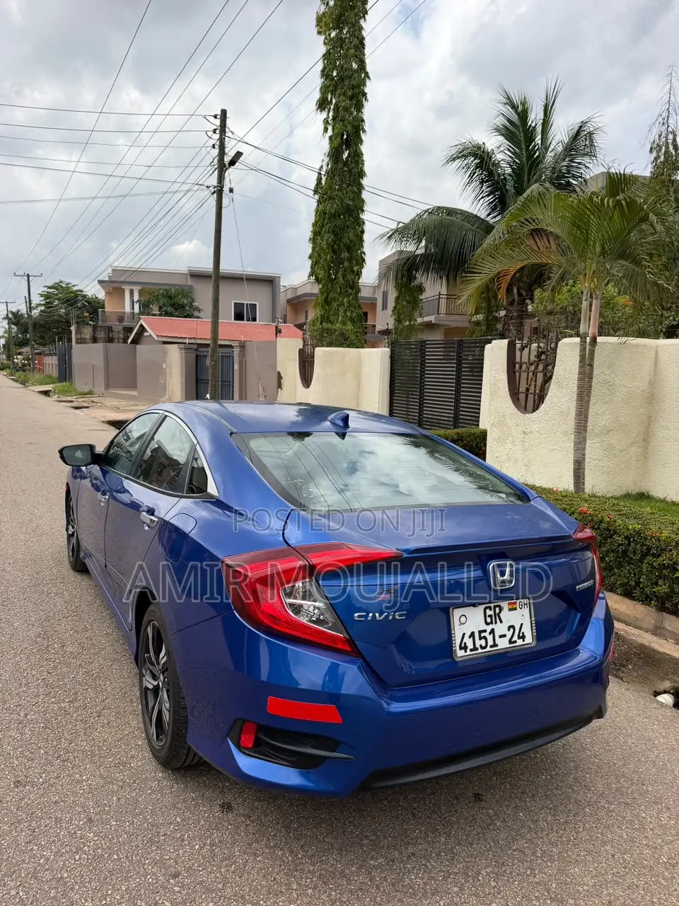 Honda Civic Touring 4dr Sedan (1.5L 4cyl) 2017 Blue