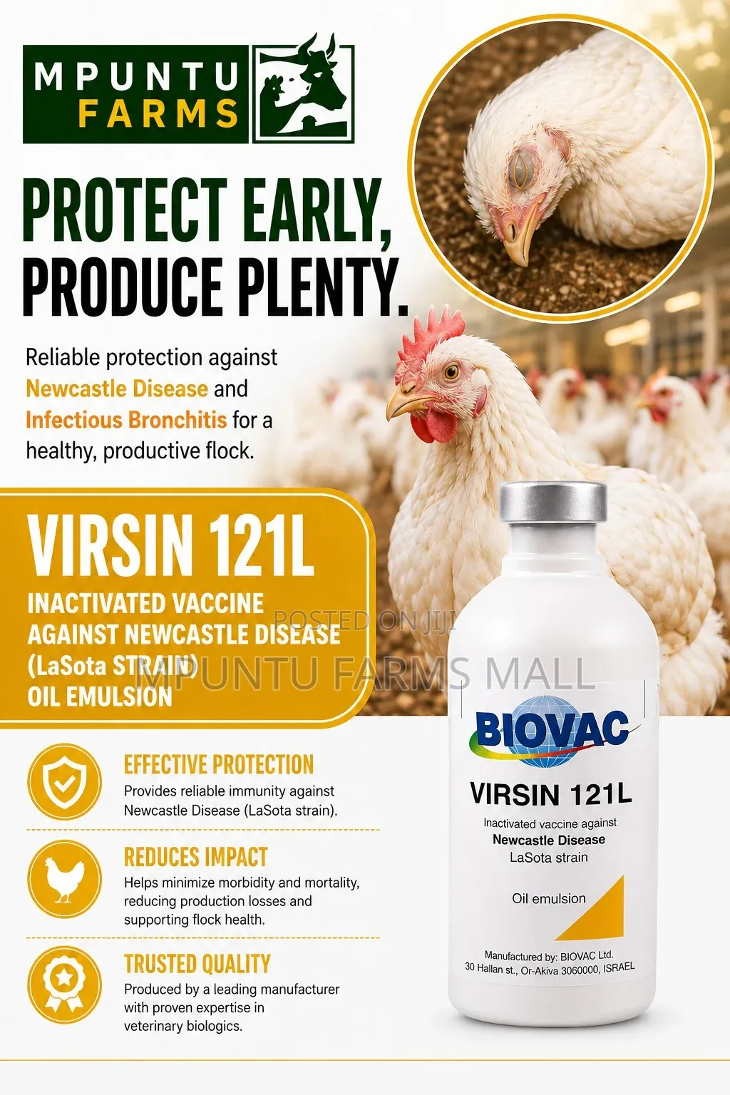 3rd Newcastle Vaccine ( New Canvac)