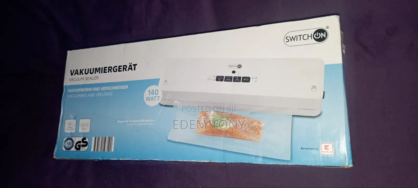 Switch-on 140-Watt Vacuum Sealer