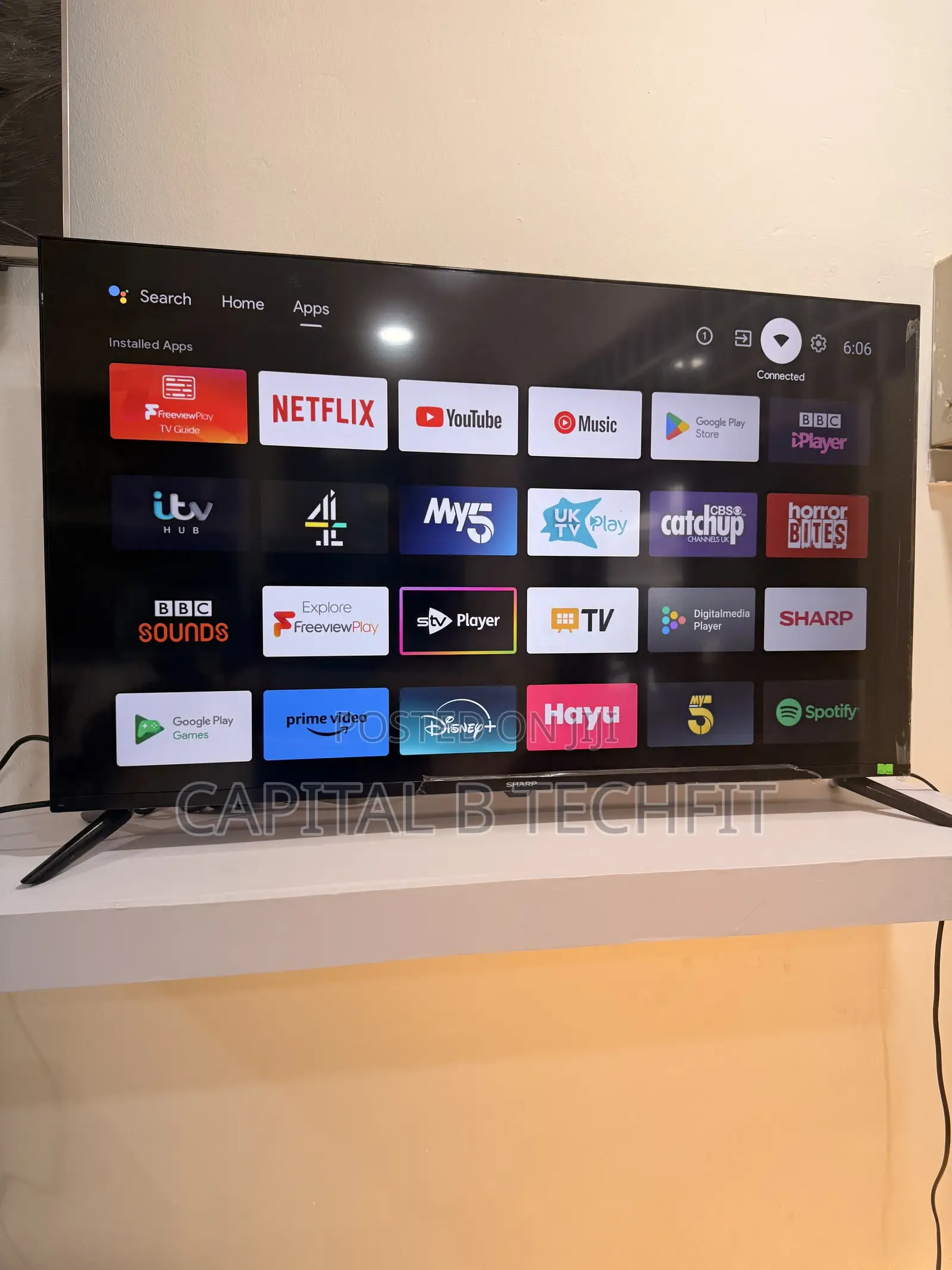 43inches Full Digital Satellite Android Ultra Hd Led Smart Sharp Tv
