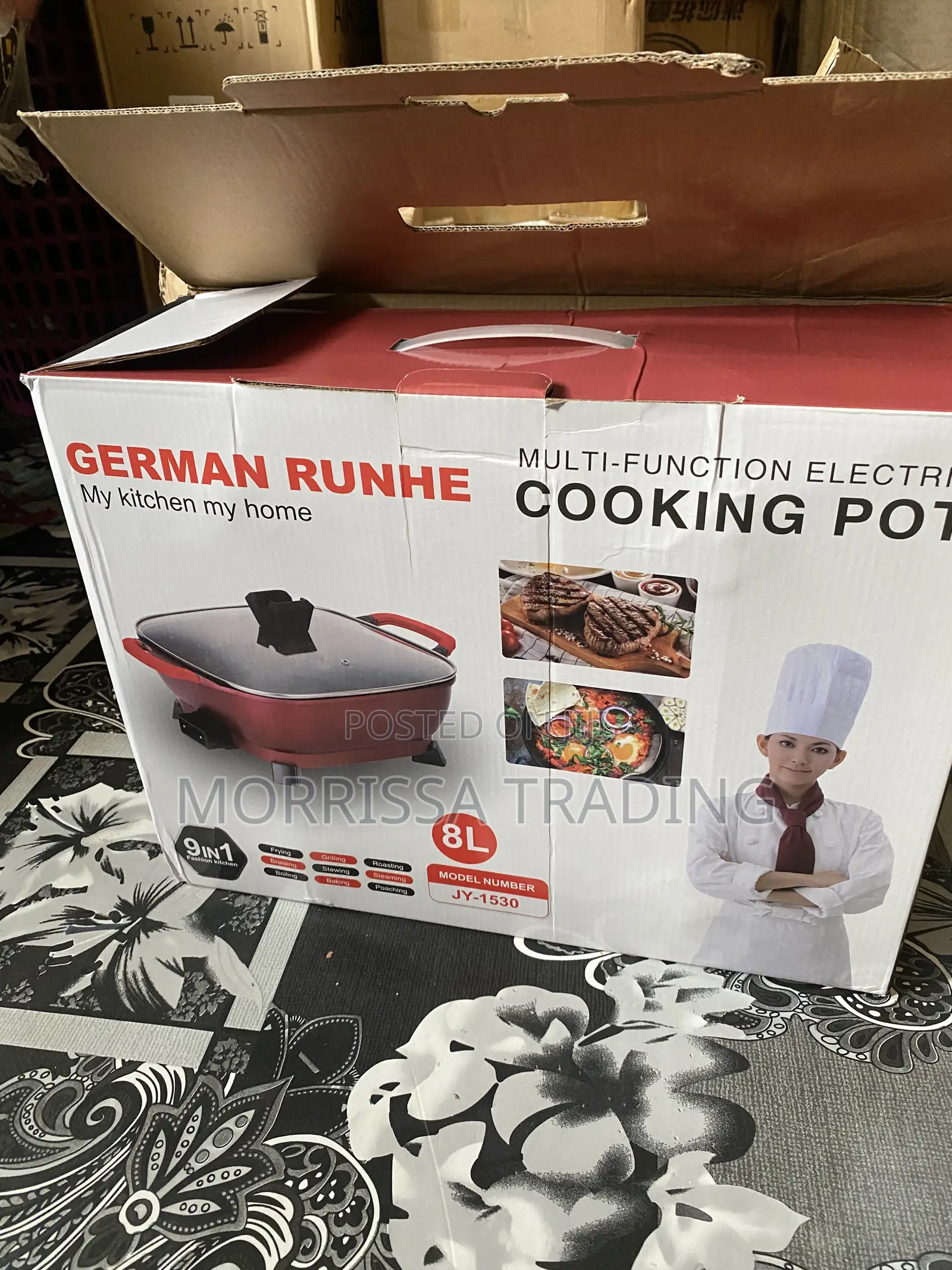 Electric Multi Purpose Cooker(German Star) 8l