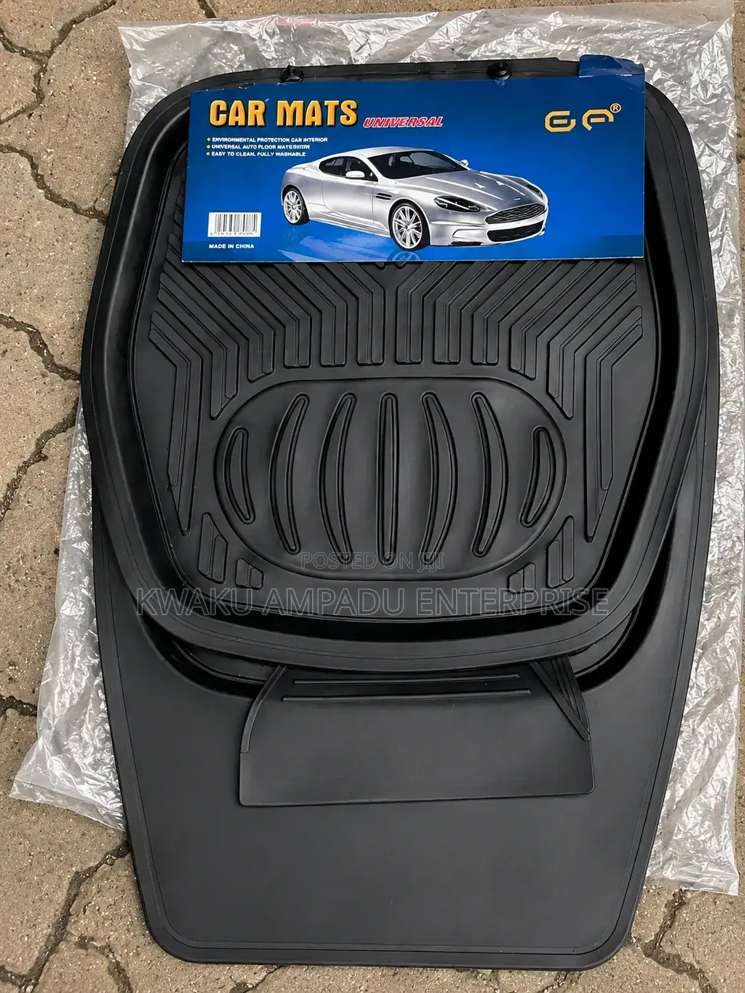 Gye Nyame/ Banana Floor Mat