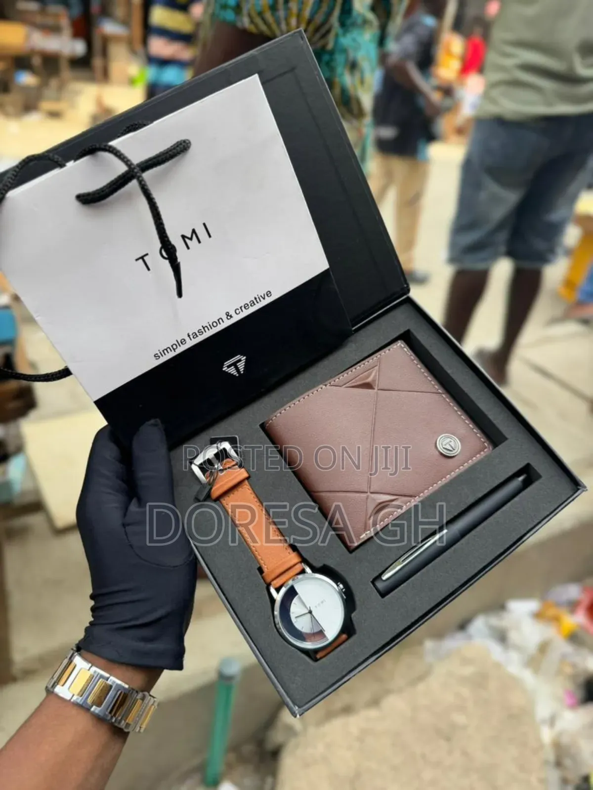 Tomi Watch, Wallet Pen Set – Thoughtful Gift for Him