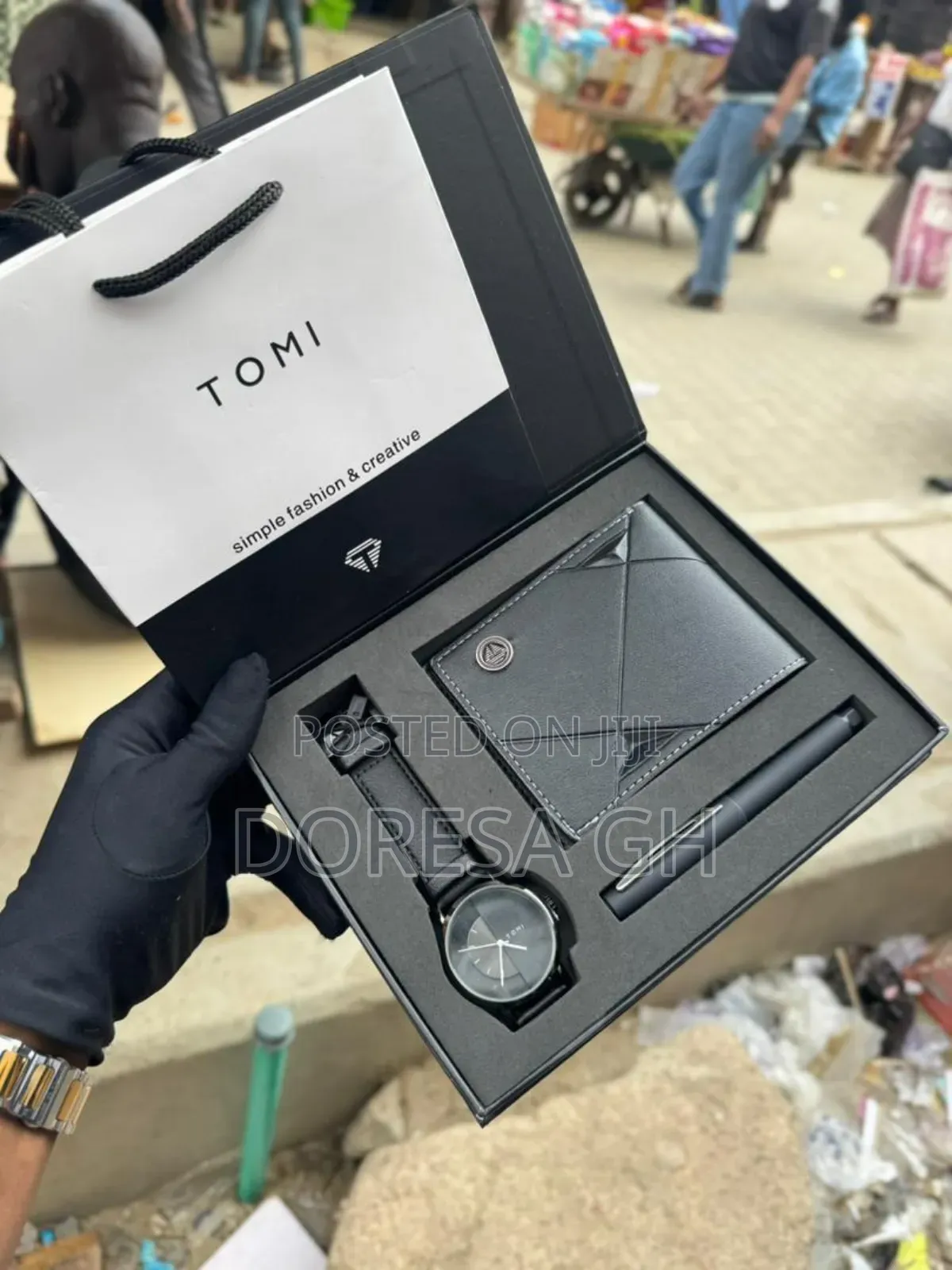 Tomi Watch, Wallet Pen Set – Thoughtful Gift for Him