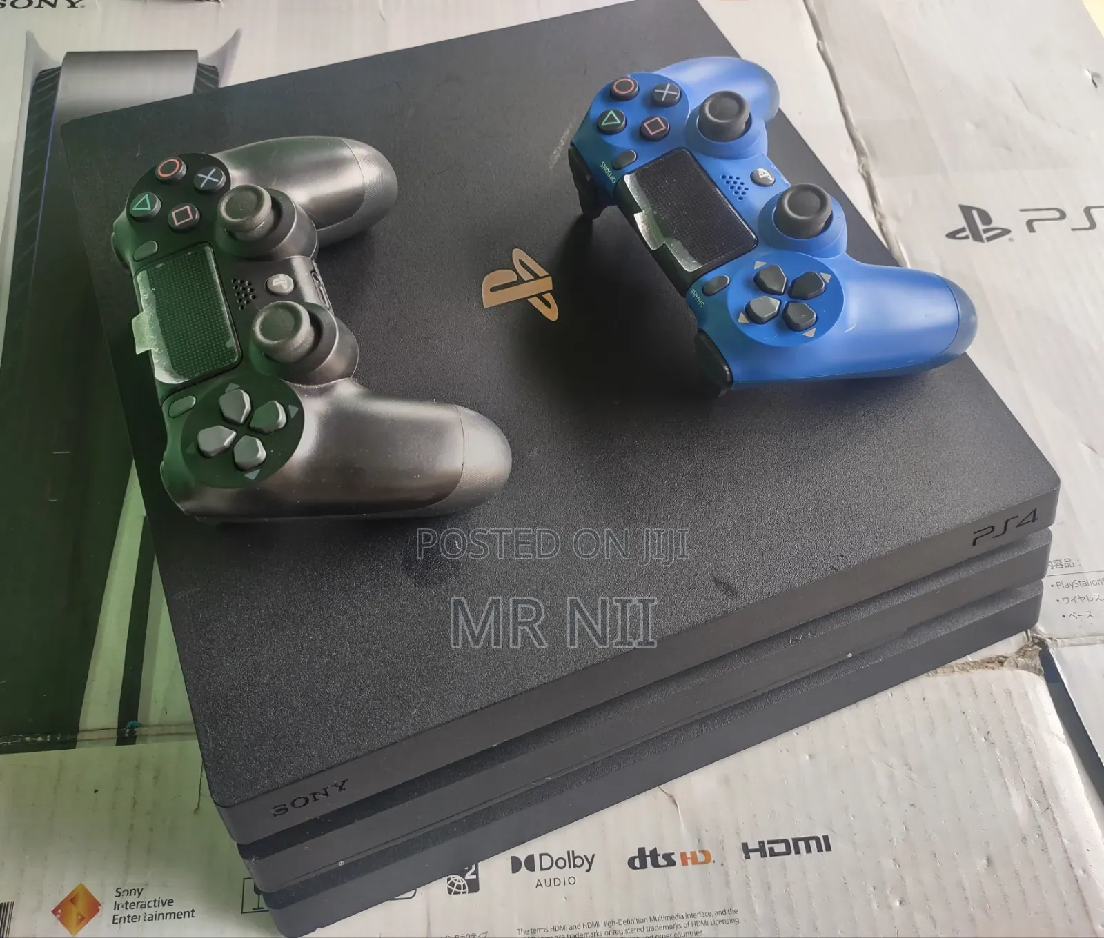 Ps4 Pro 1 Tb With 2 Controllers and 10 Games