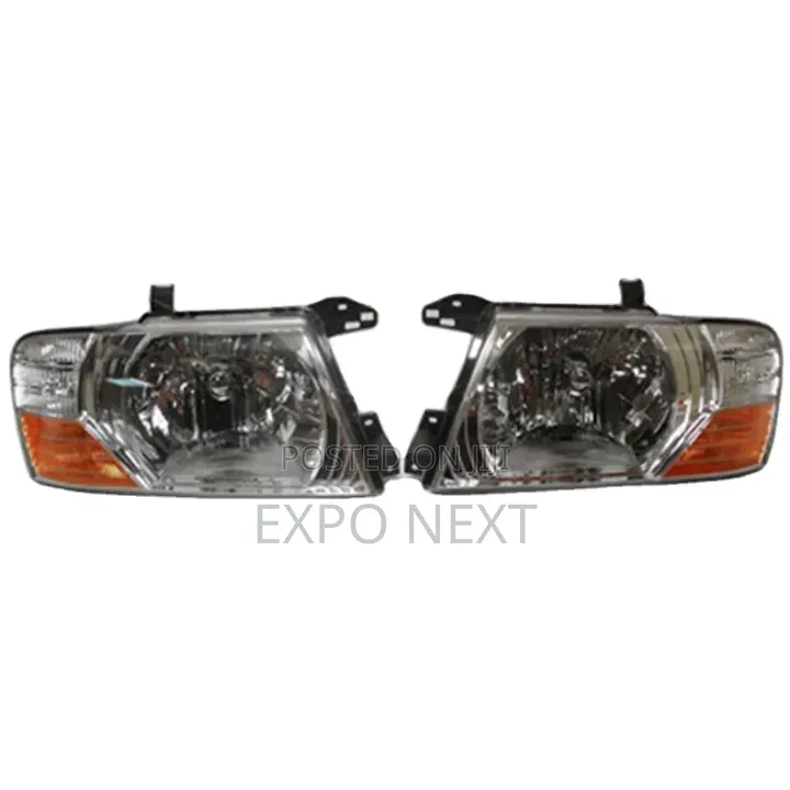 Mitsubishi Pajero Montero Headlight Chrome 2000-2006 Plastic Abs